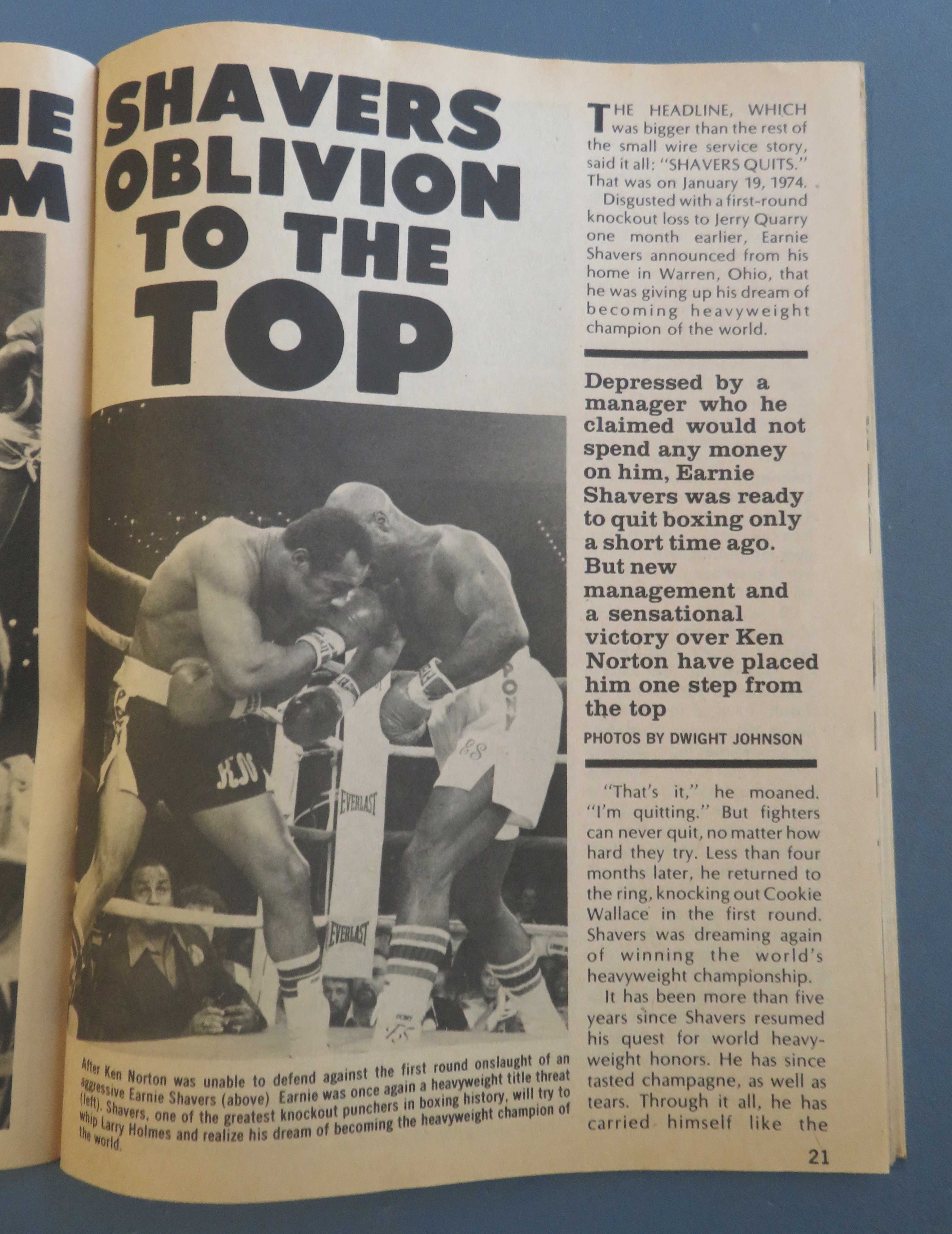 Big Book Of Boxing Magazine September 1979 Sugar Ray