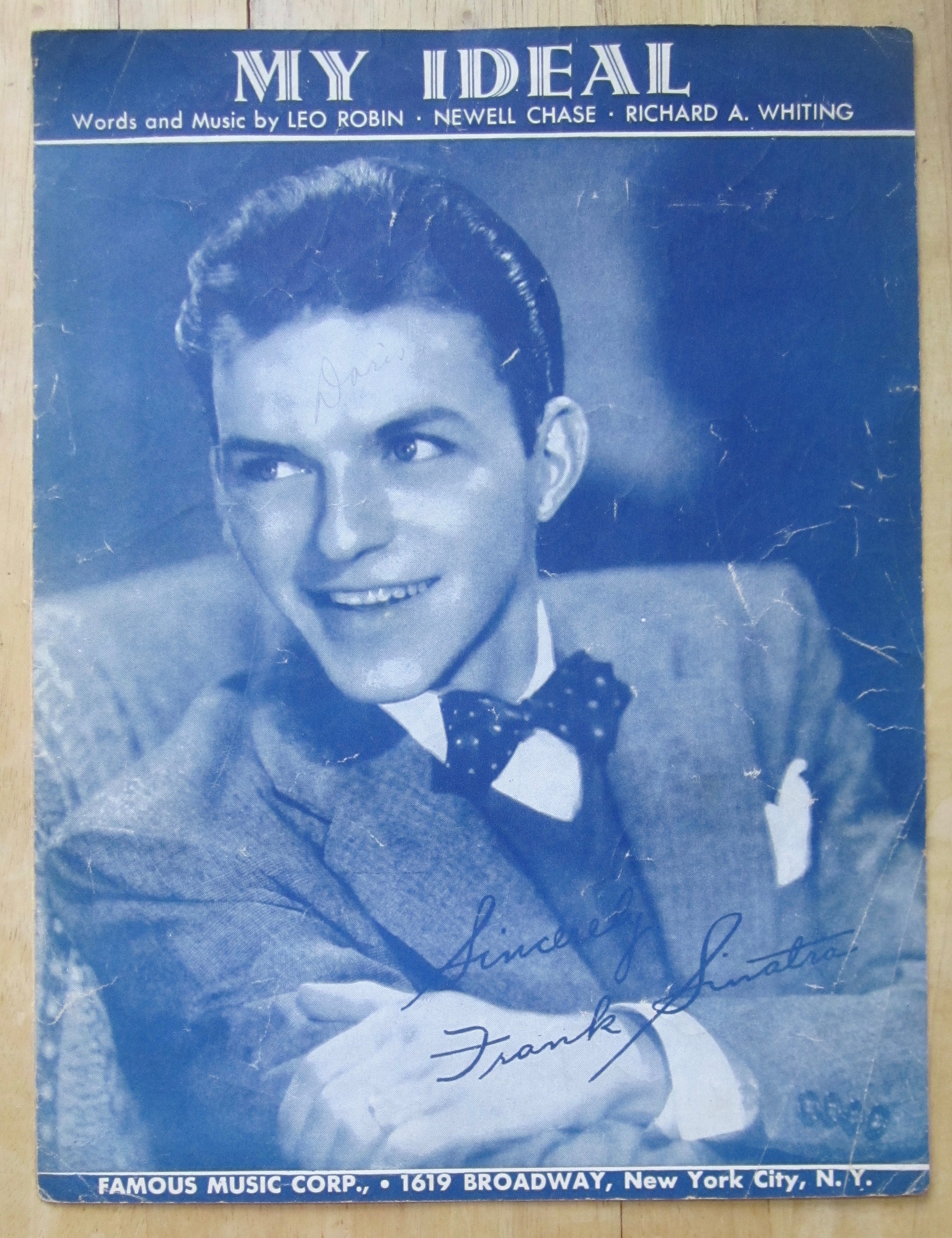 1930 Sheet Music For My Ideal (Frank Sinatra Cover)