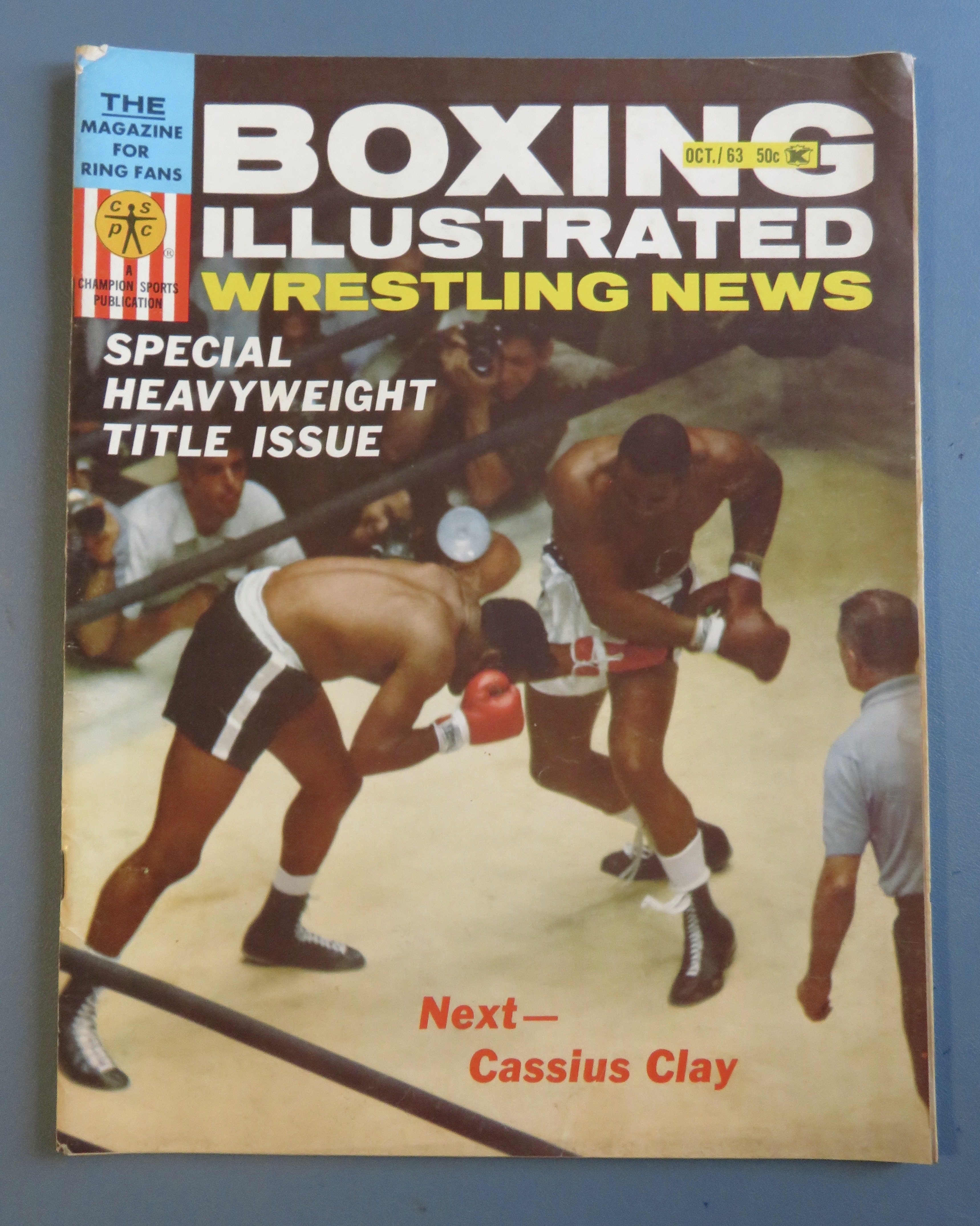 Boxing Illustrated Wrestling News Magazine October 1963