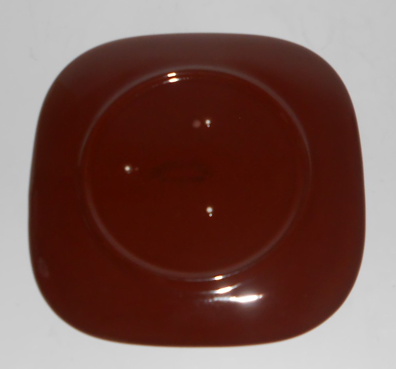 VINTAGE Franciscan Pottery Tiempo Hot Chocolate Brown Bread Plate