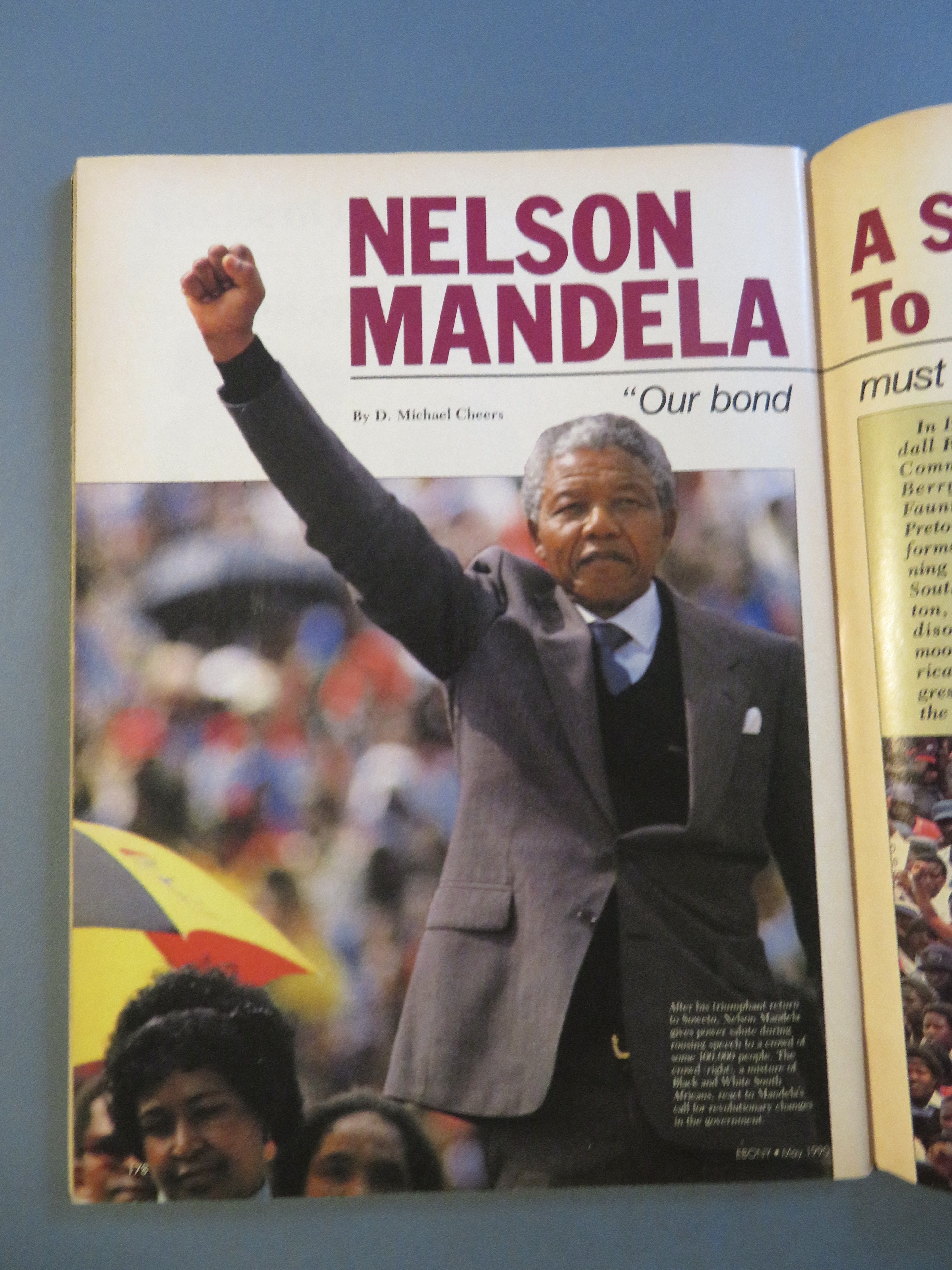 Ebony Magazine May 1990 Nelson Mandela