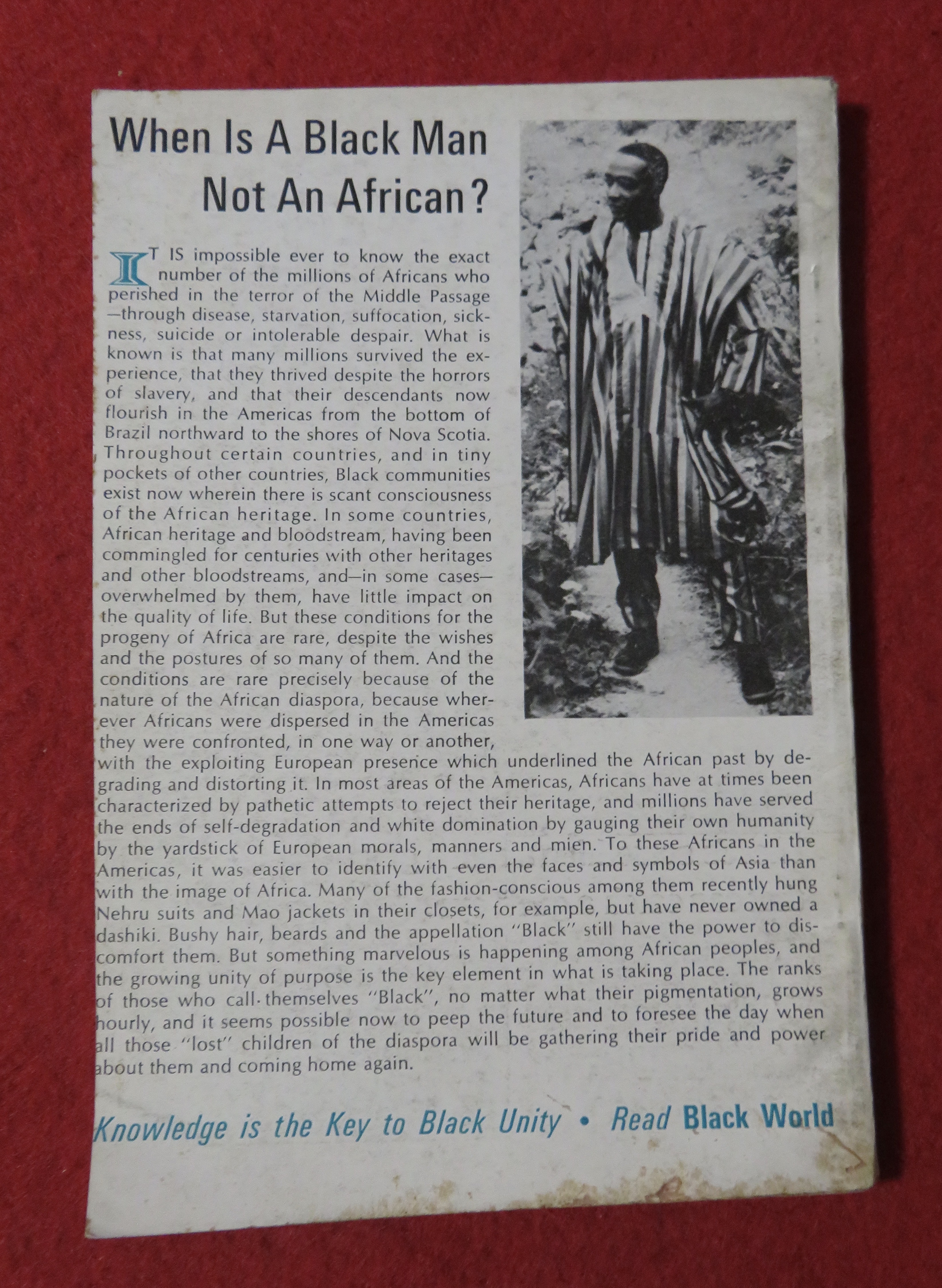 Black World Magazine April 1971 Theater Issue