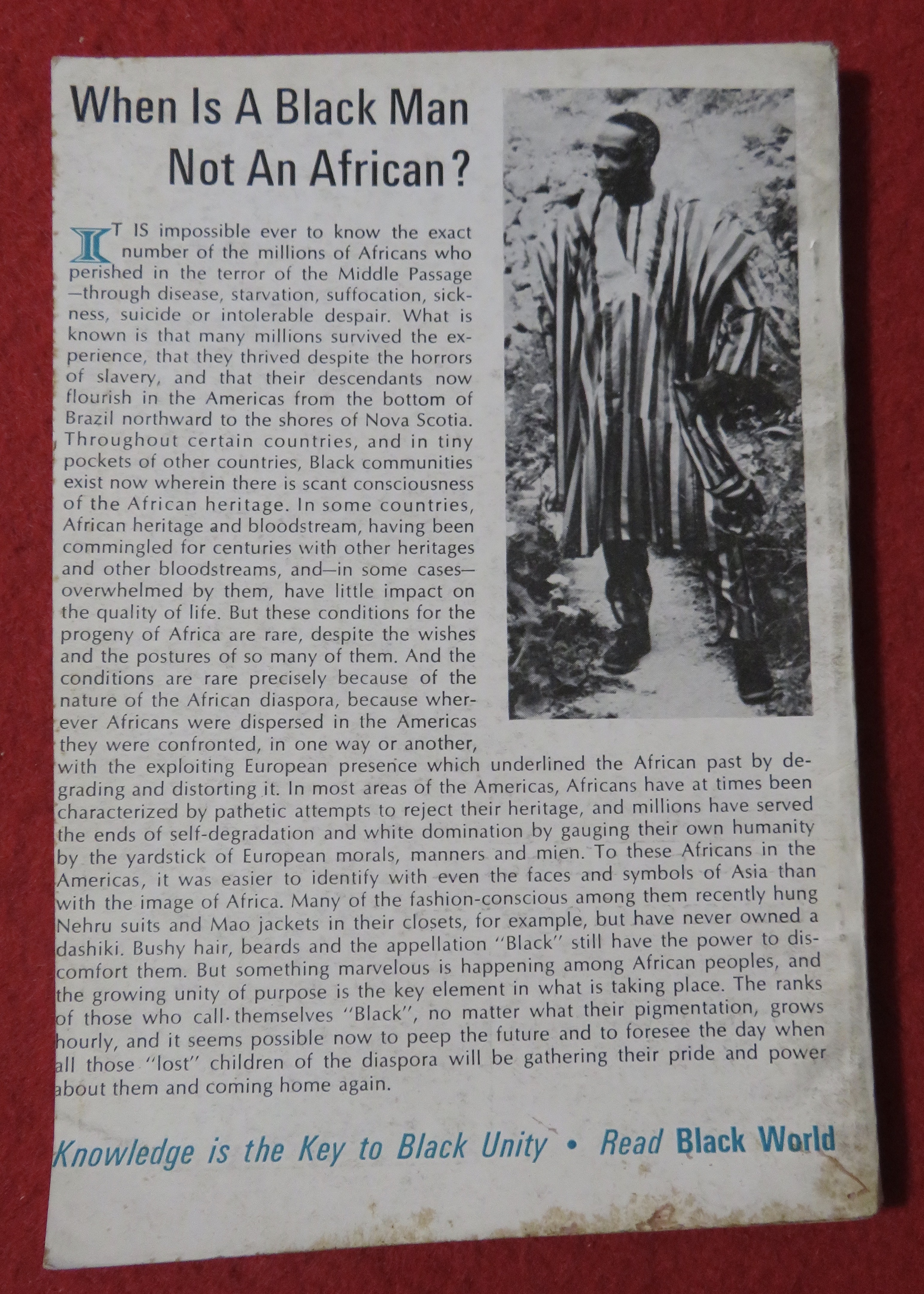 Black World Magazine April 1971 Theater Issue