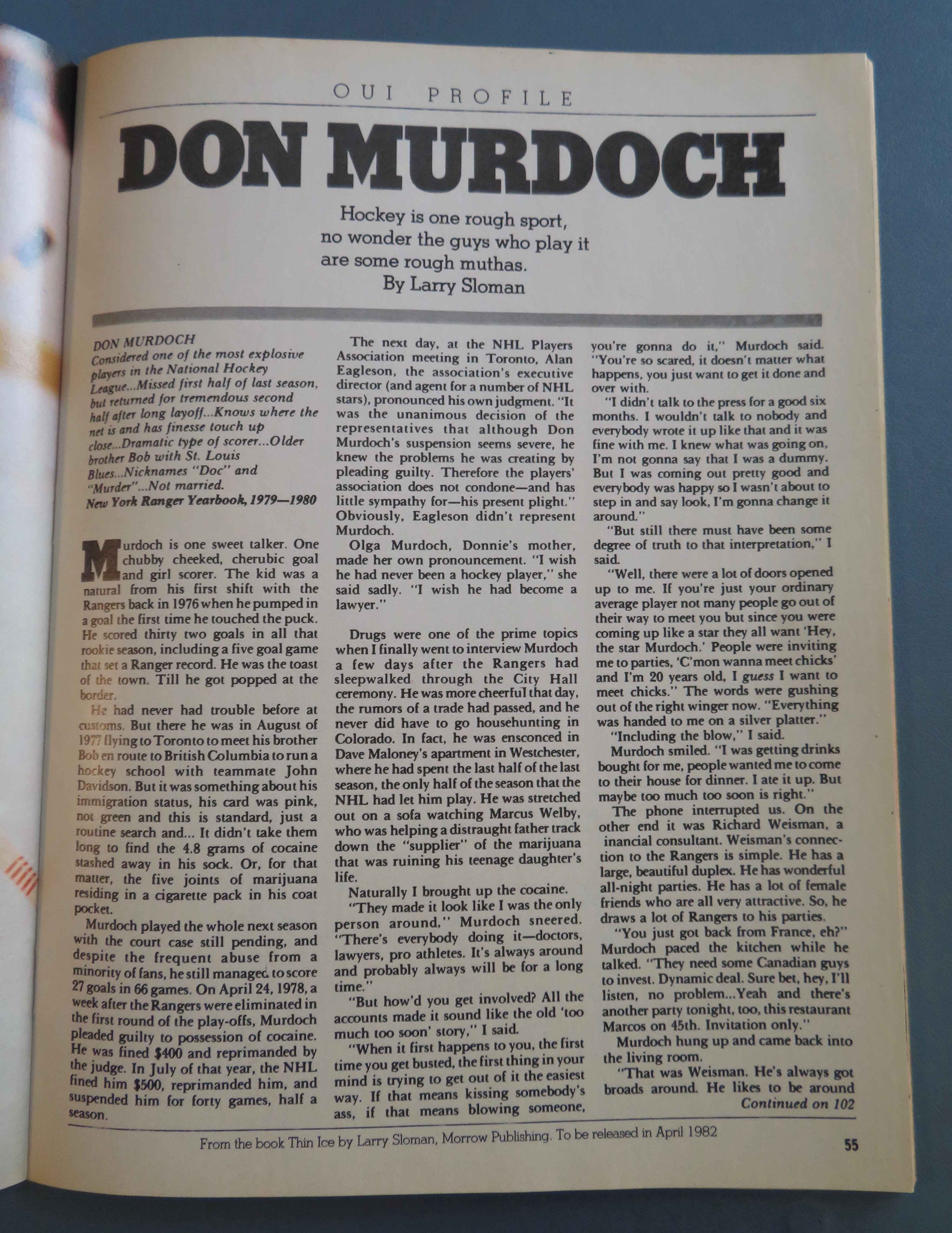 Oui Magazine February 1982 Sydne