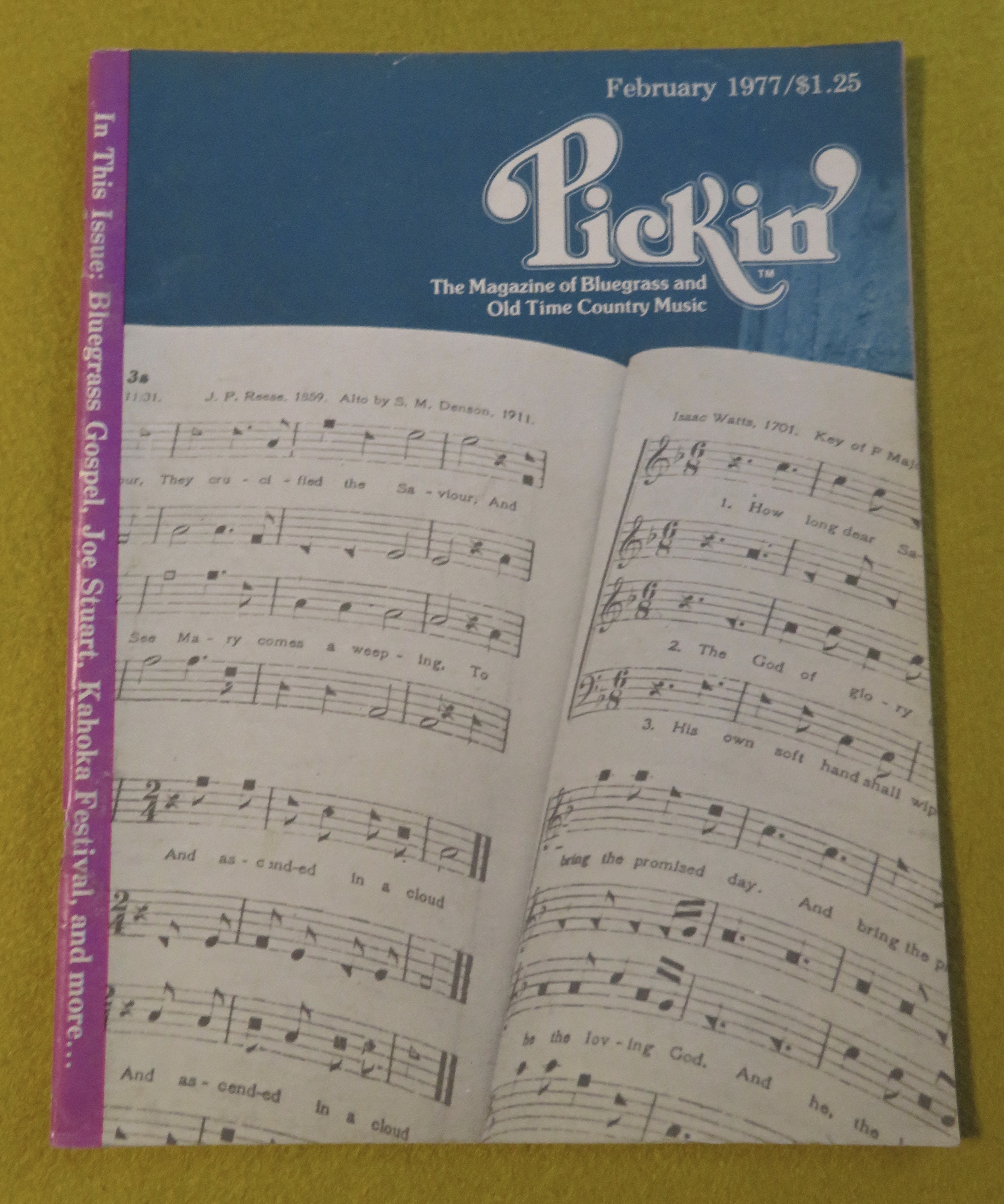 Pickin Magazine February 1977 Bluegrass Gospel