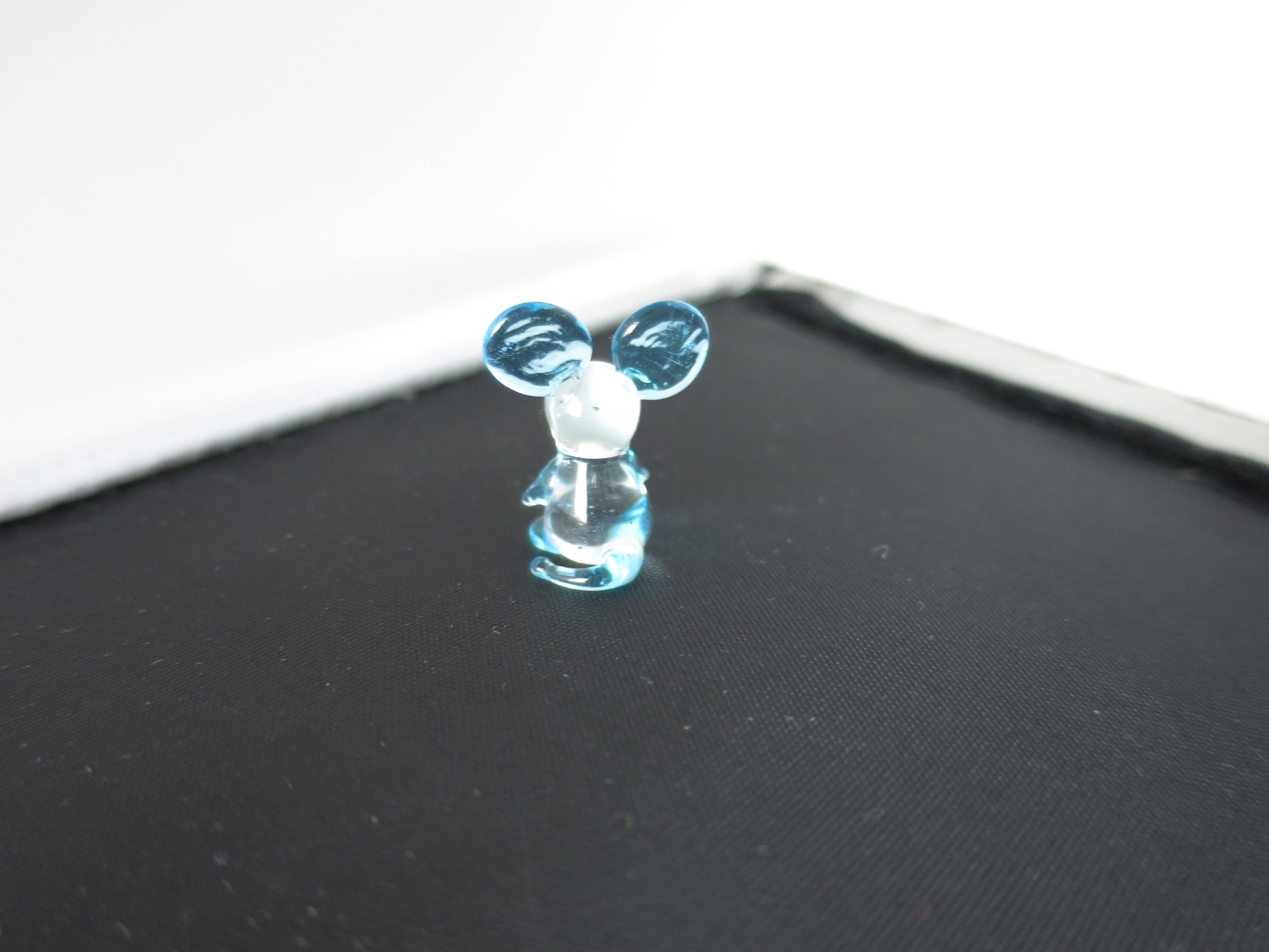 Miniature Blown Glass Mouse
