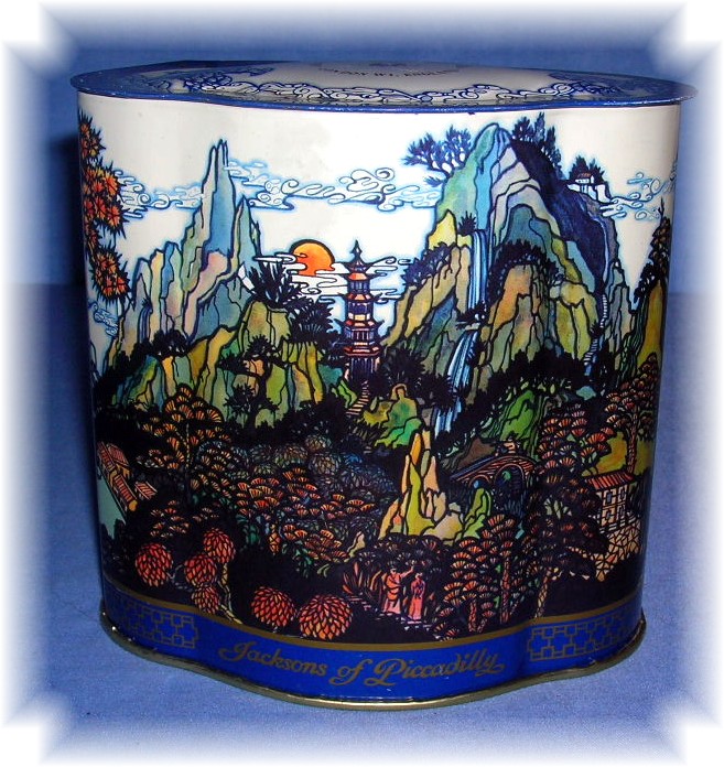 Morning Tea Canister Tin From England