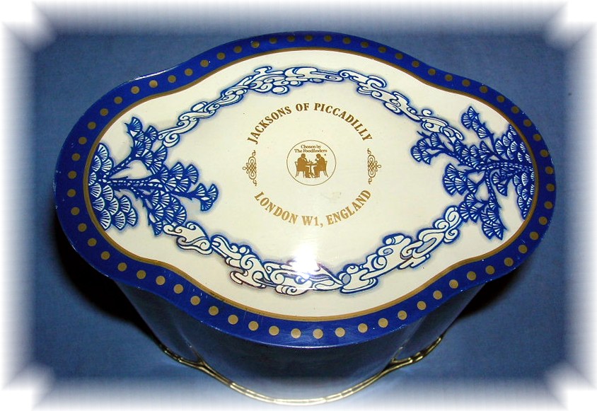 Morning Tea Canister Tin From England