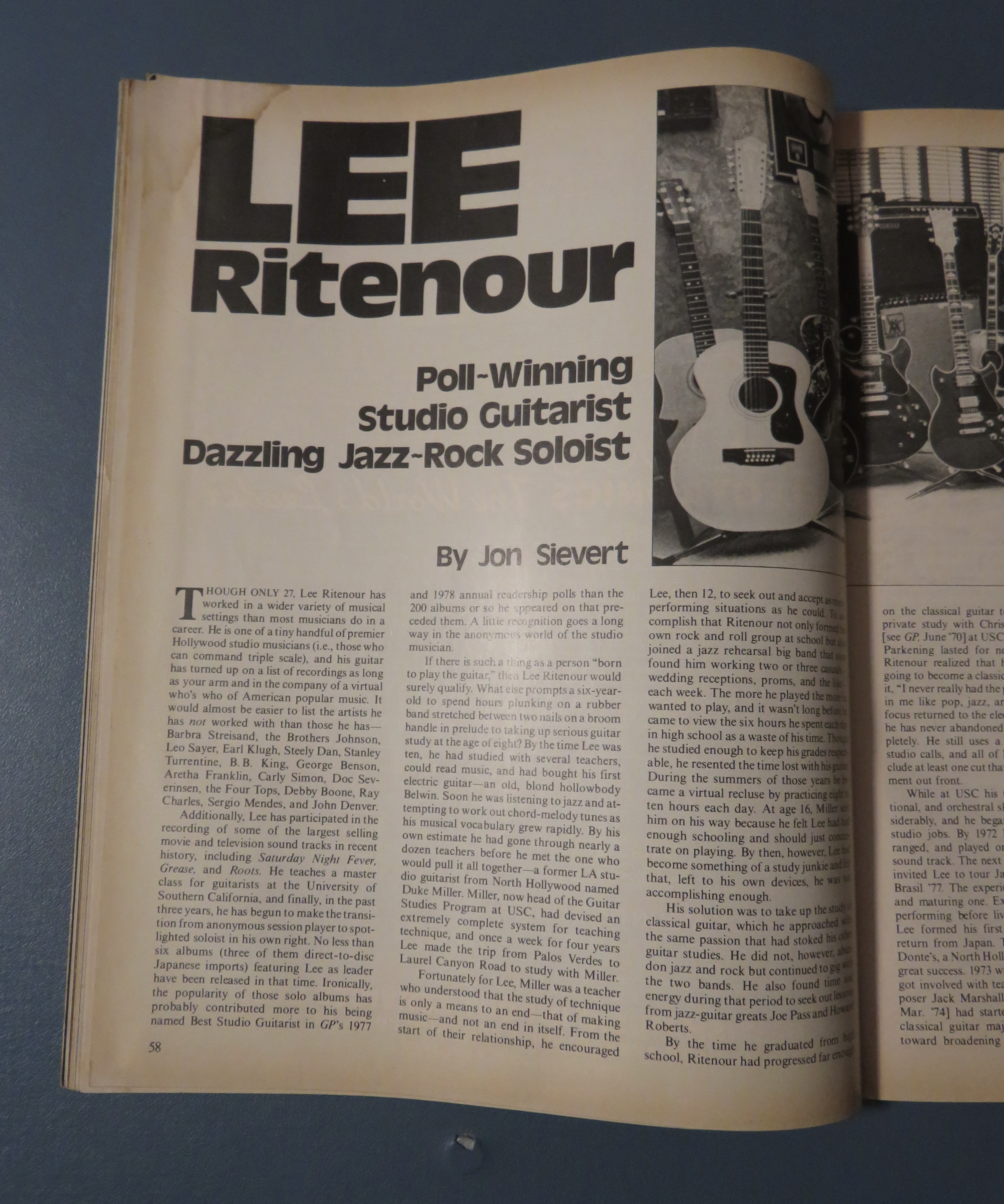 Guitar Player Magazine February 1979 Lee Ritenour