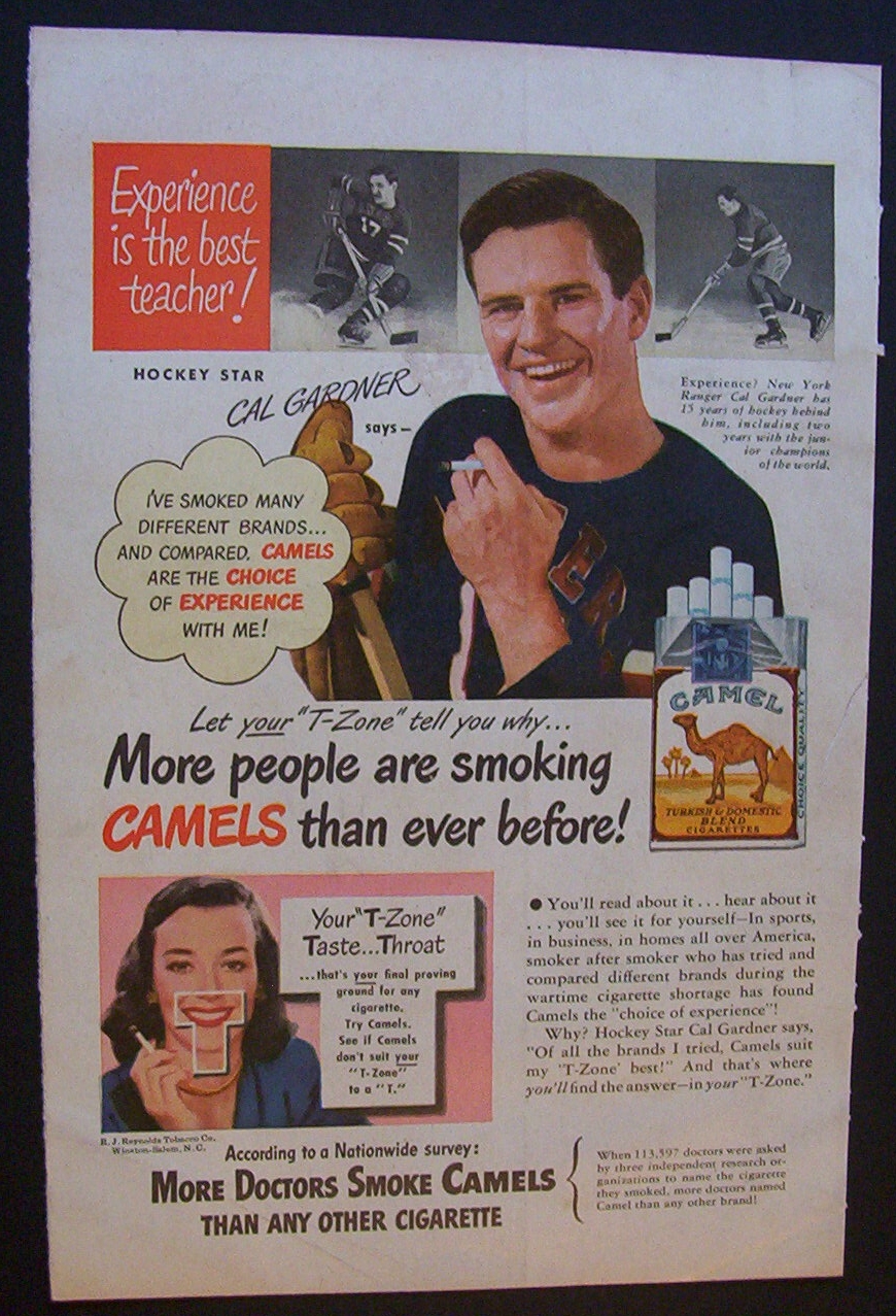 1948 Camel Cigarettes with Cal Gardner