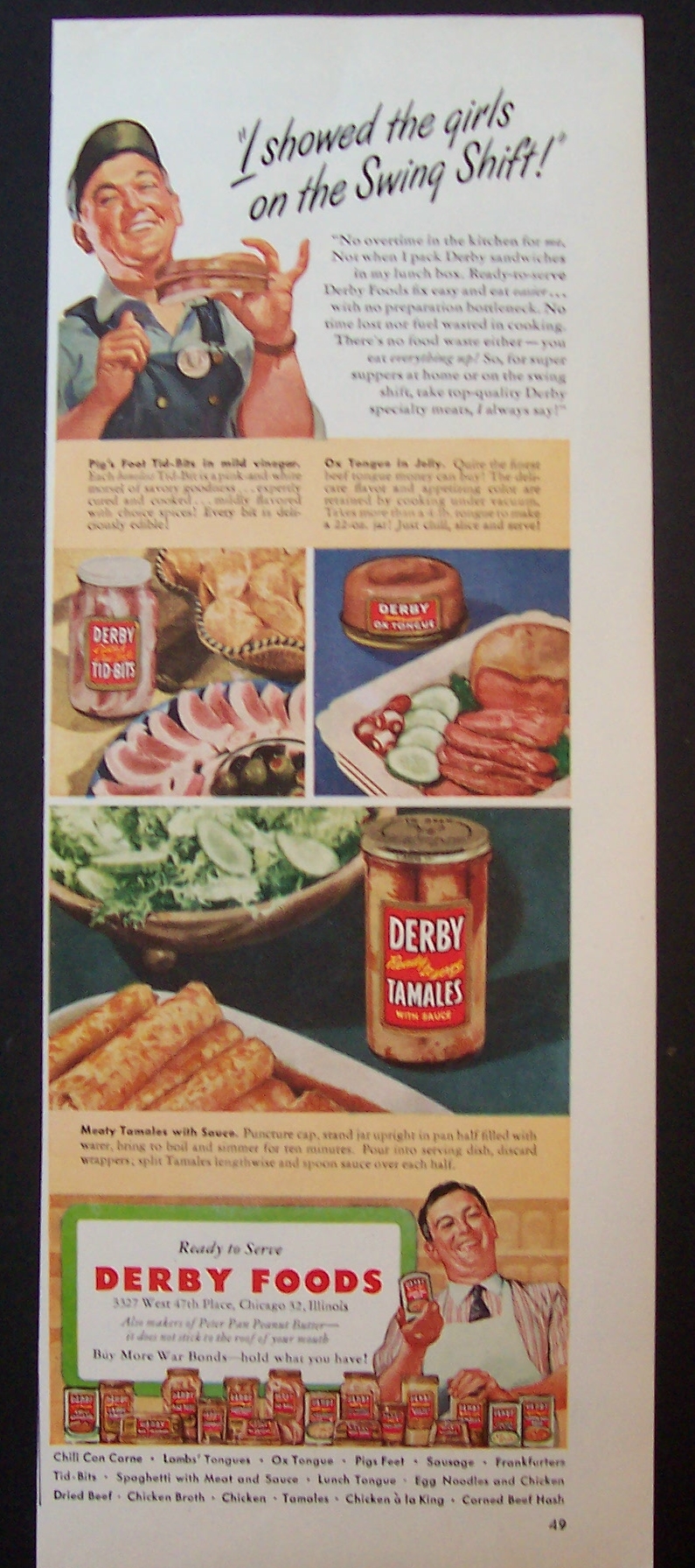 1945  Derby   Foods