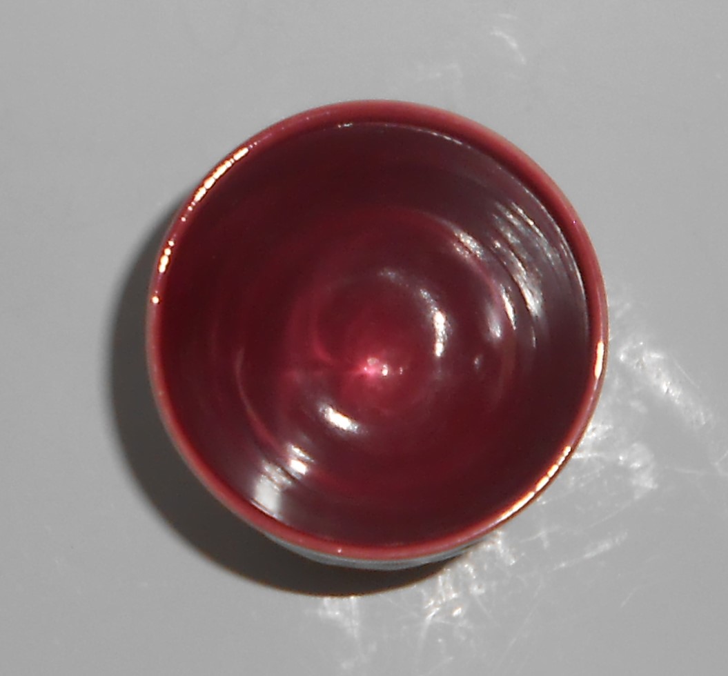 Coors Pottery Rosebud Very Rare Red Footed Tumbler #3