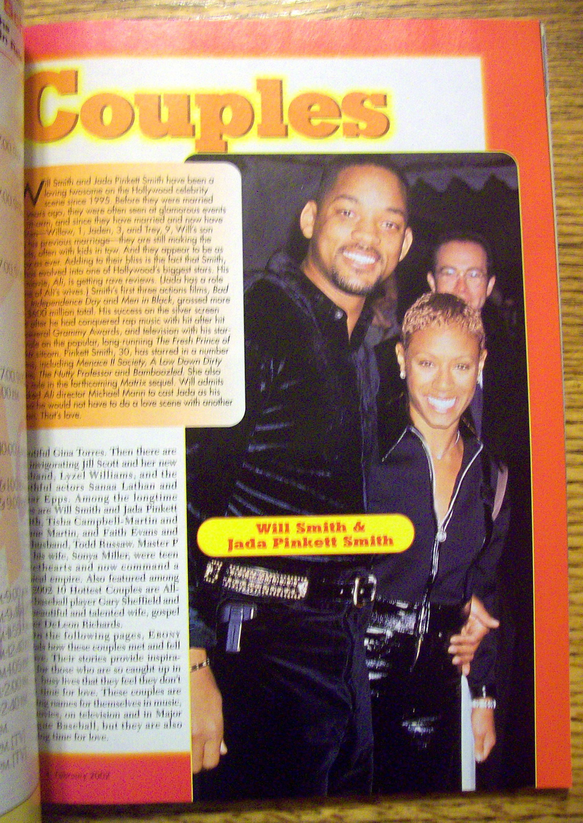 Ebony Magazine-February 2002-10 Hottest Couples