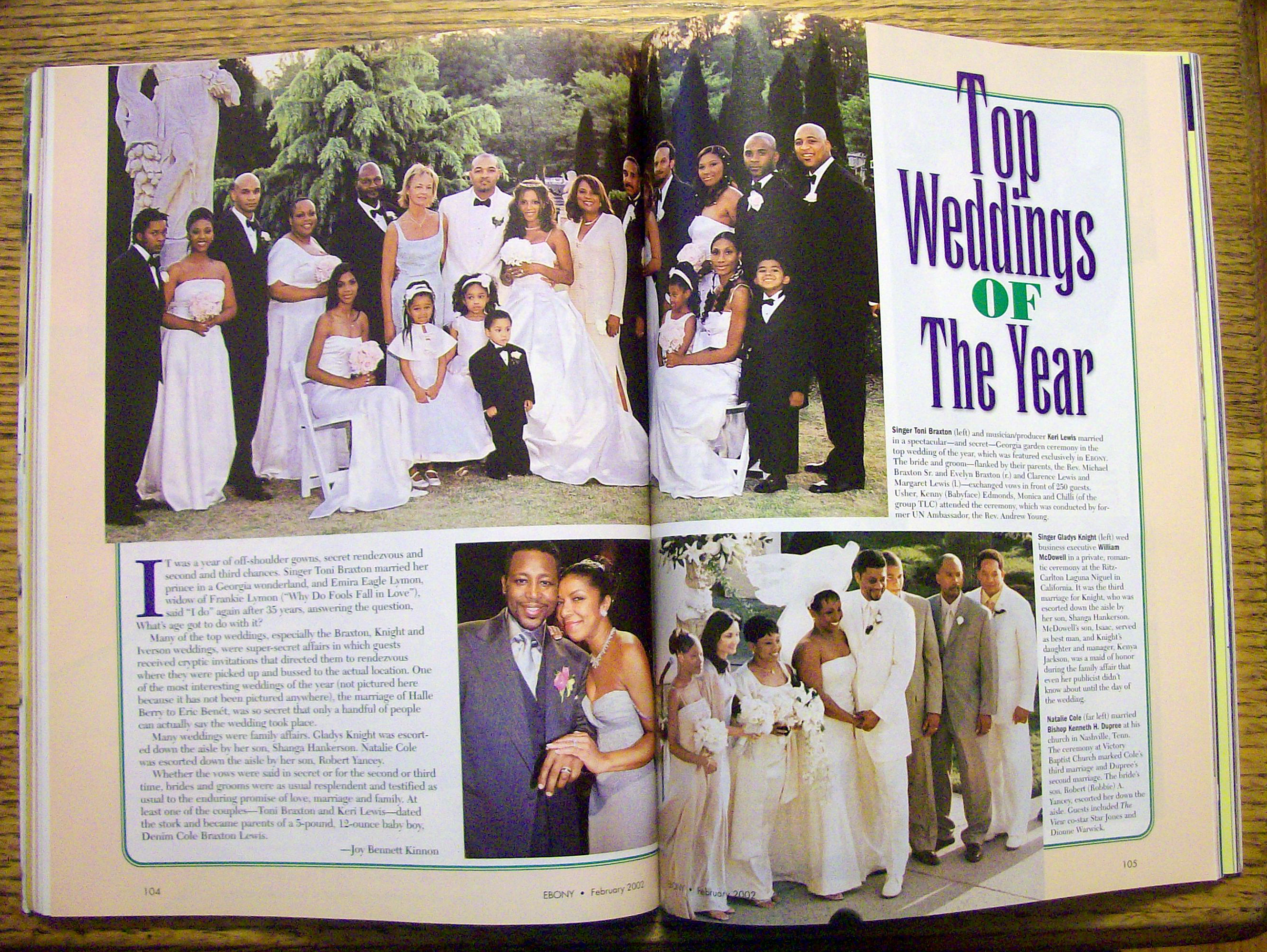 Ebony Magazine-February 2002-10 Hottest Couples