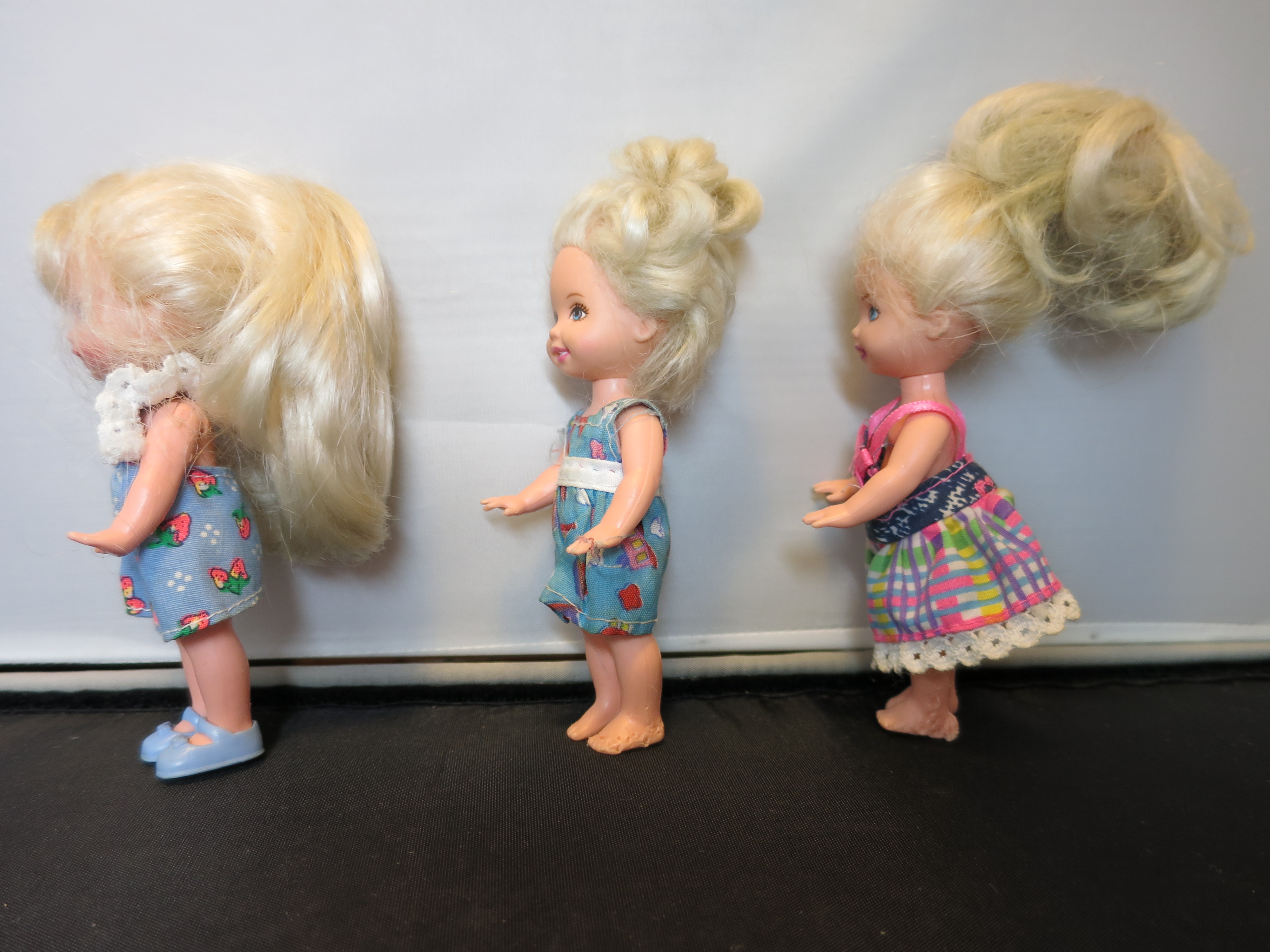 Mattel Dolls set of three 4 1/2 inch dolls