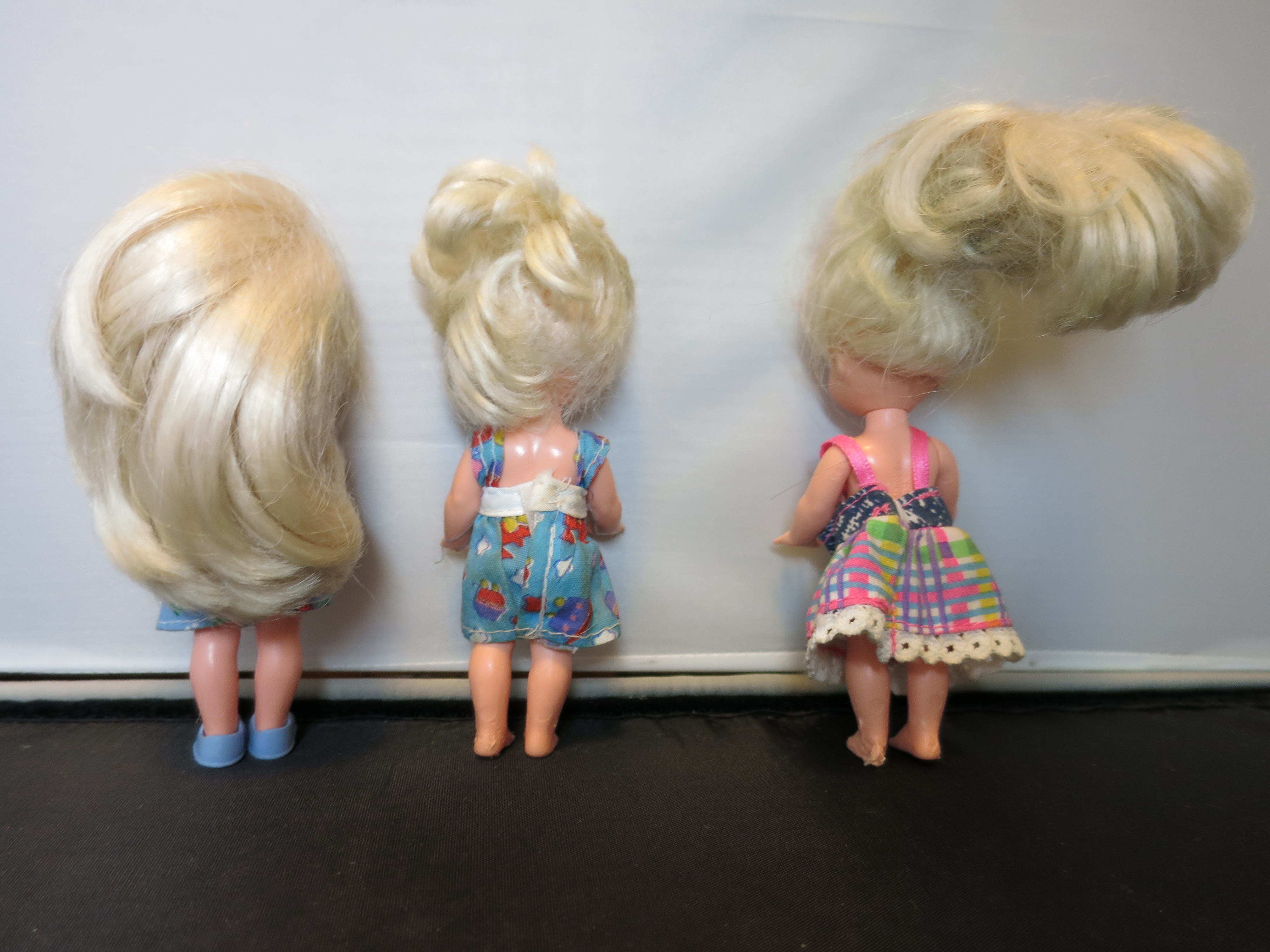 Mattel Dolls set of three 4 1/2 inch dolls