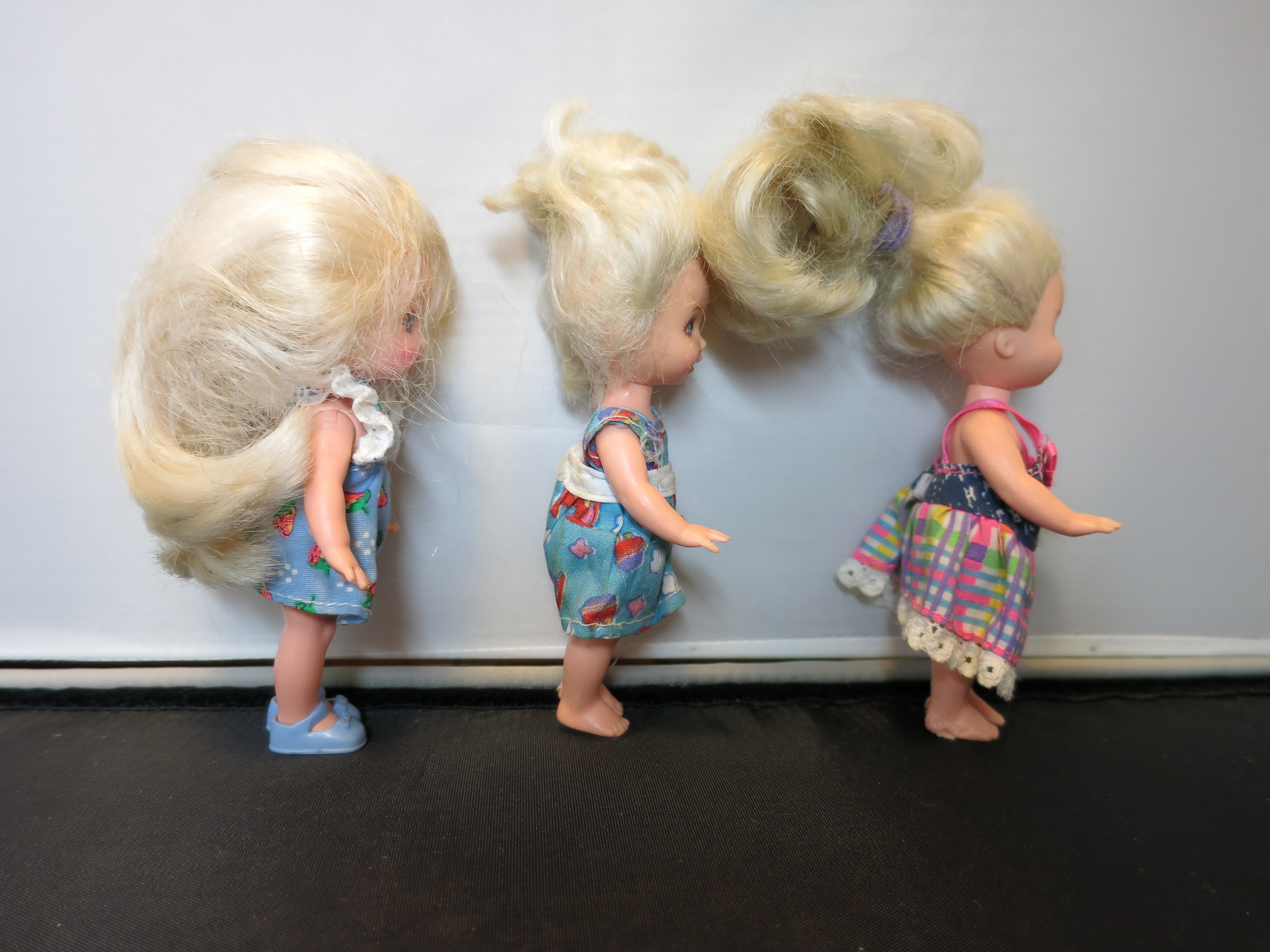Mattel Dolls set of three 4 1/2 inch dolls