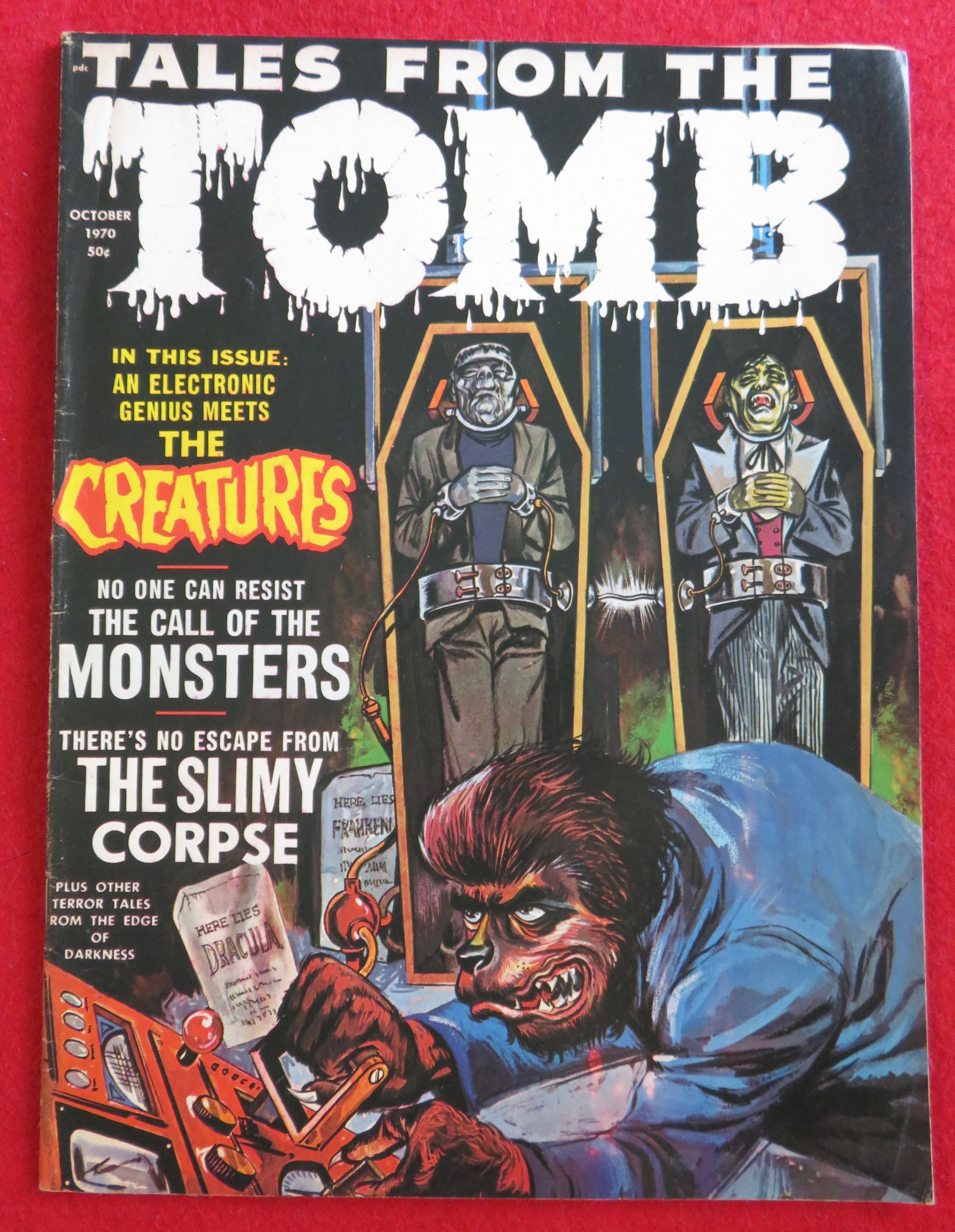 Tales From The Tomb Magazine October 1970 Creatures
