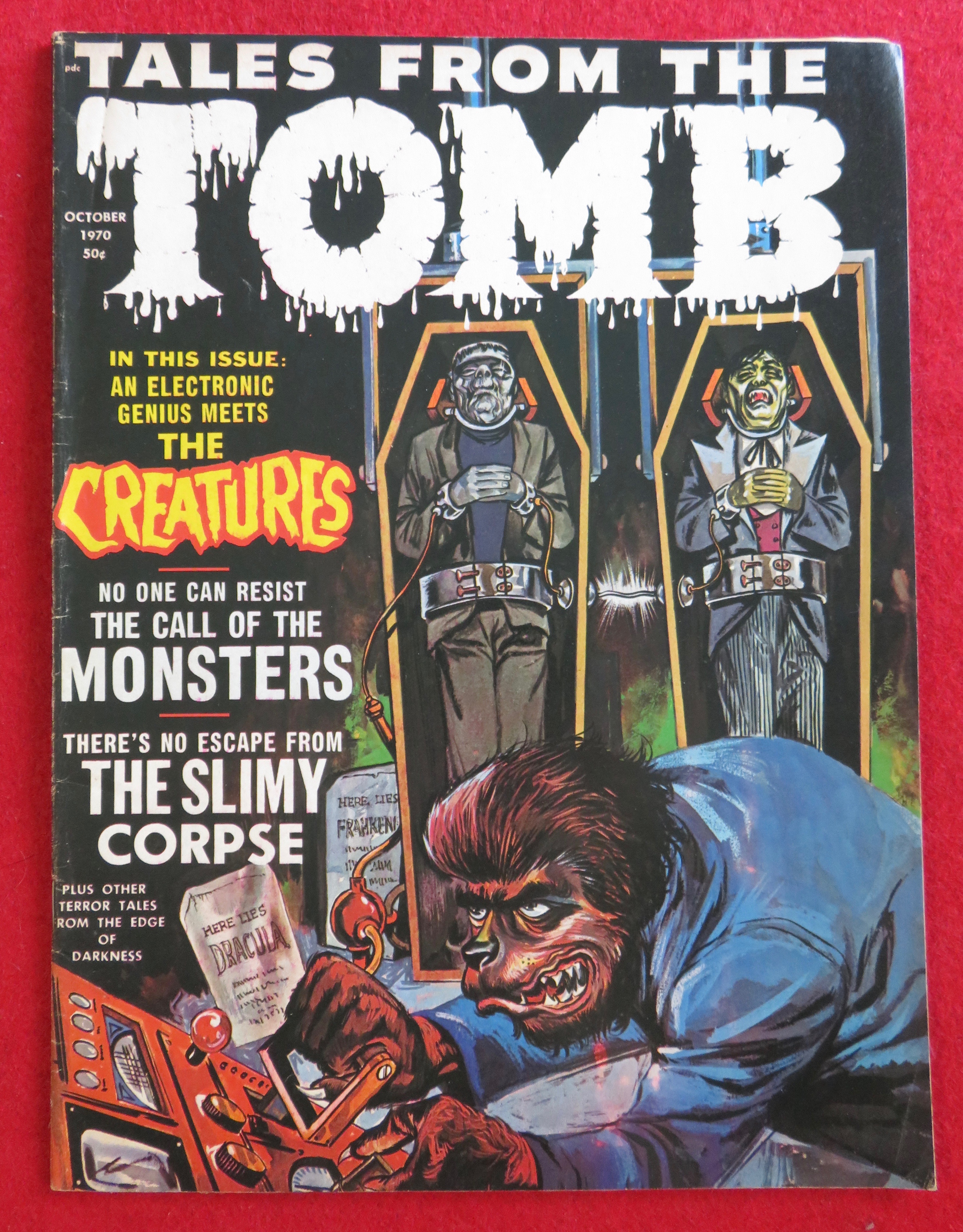 Tales From The Tomb Magazine October 1970 Creatures