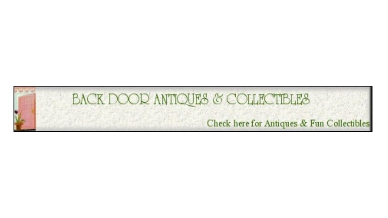 Back Door Antiques & Collectibles banner