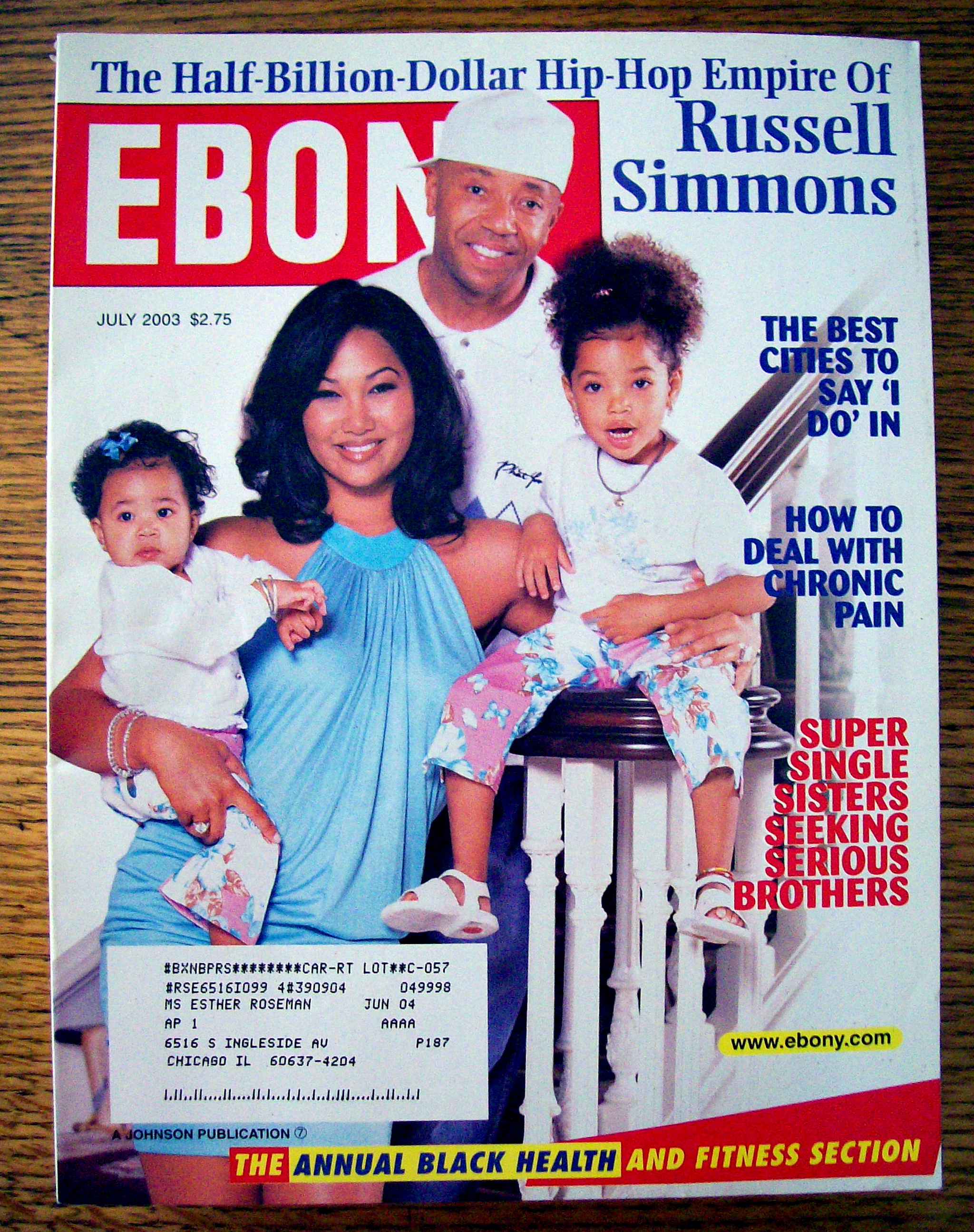 Ebony Magazine - July 2003 - Russell Simmons