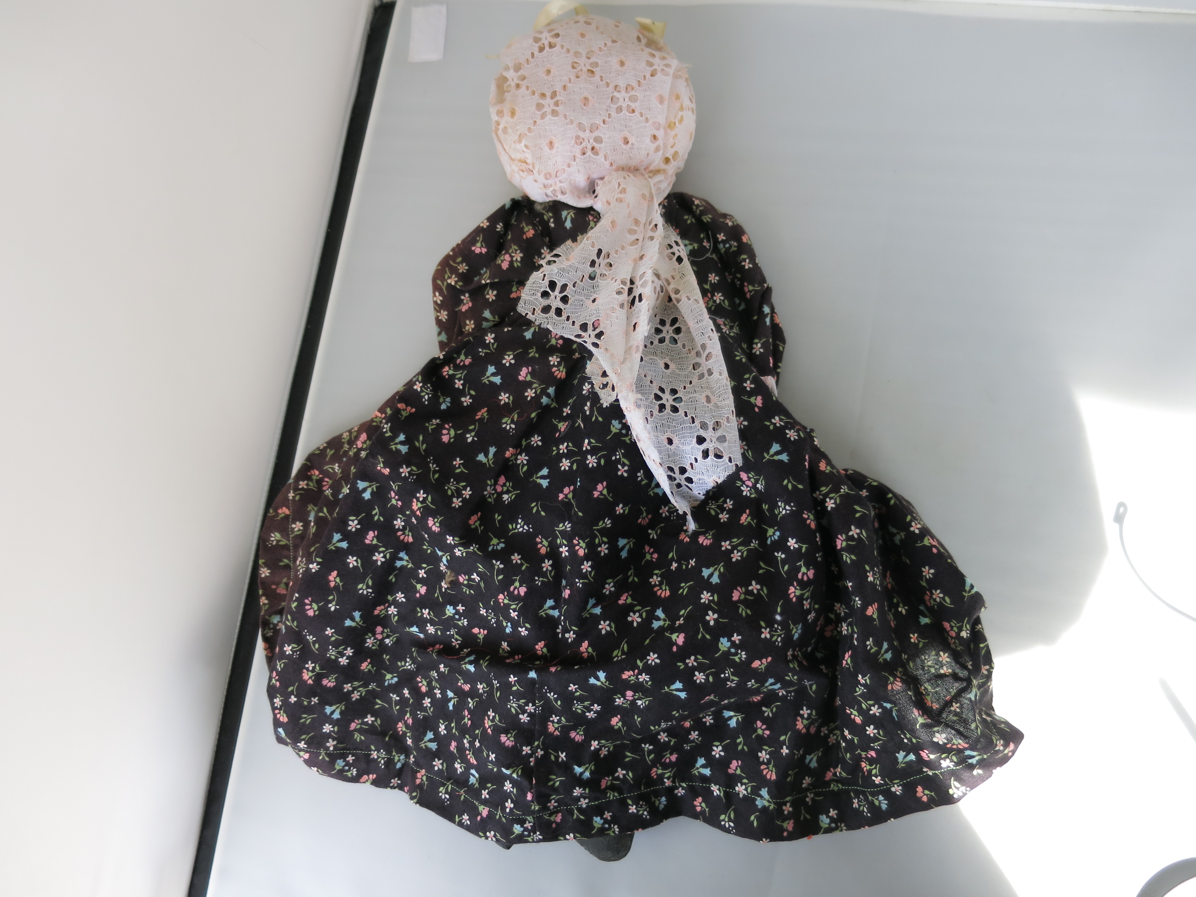 Vintage Cloth Doll Artist signed S. Pealer 1989