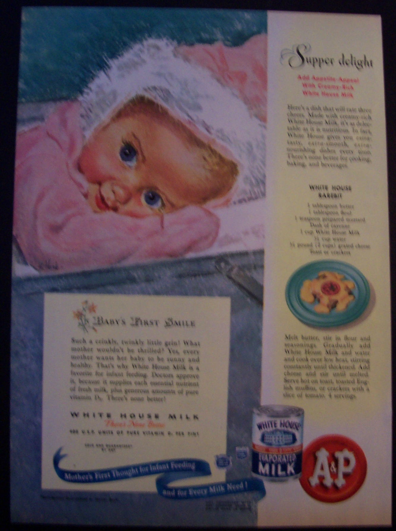 1947 White House Evaporated Milk
