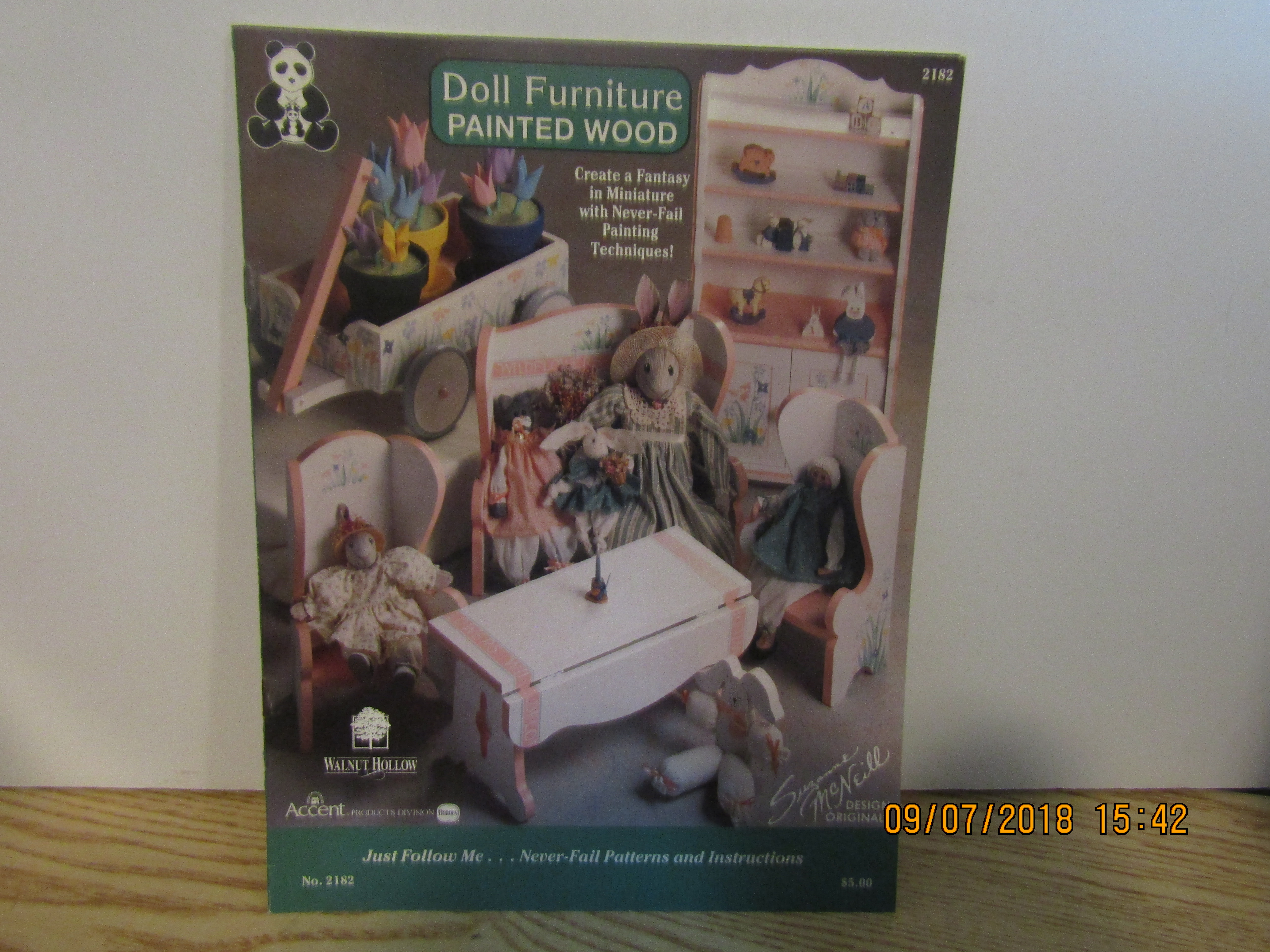 Design Original Doll Furniture Painted Wood #2182