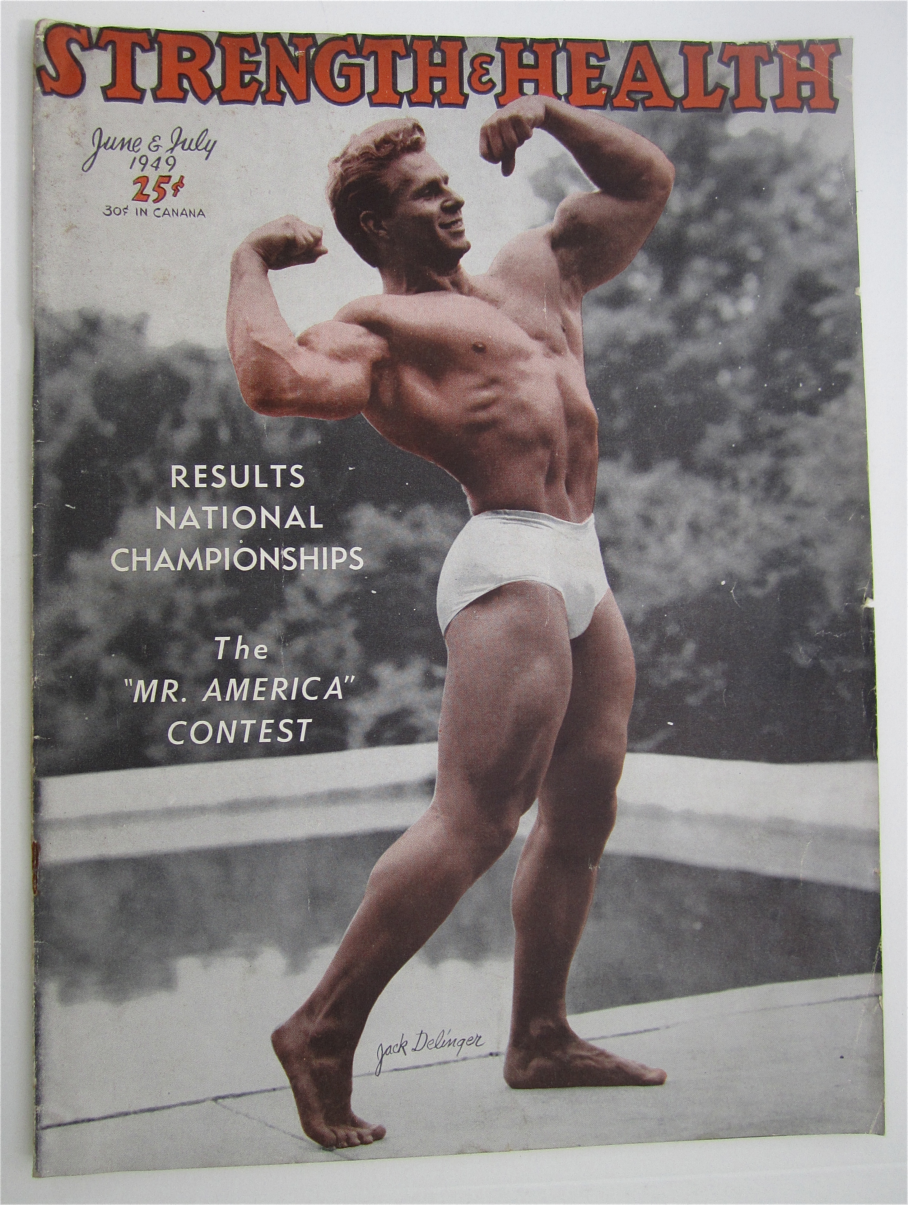 Strength & Health Magazine June/July 1949 Jack Delinger
