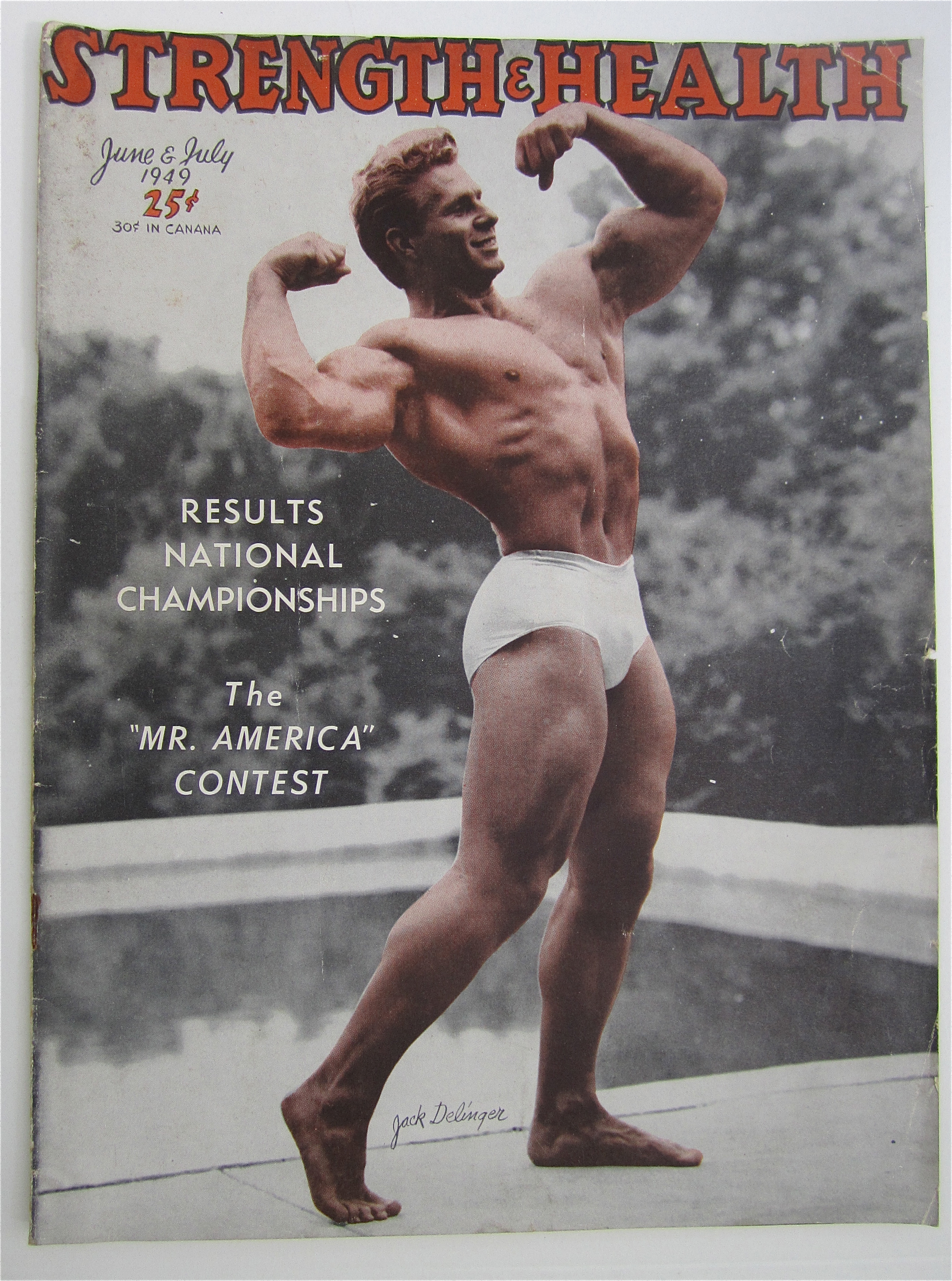 Strength & Health Magazine June/July 1949 Jack Delinger