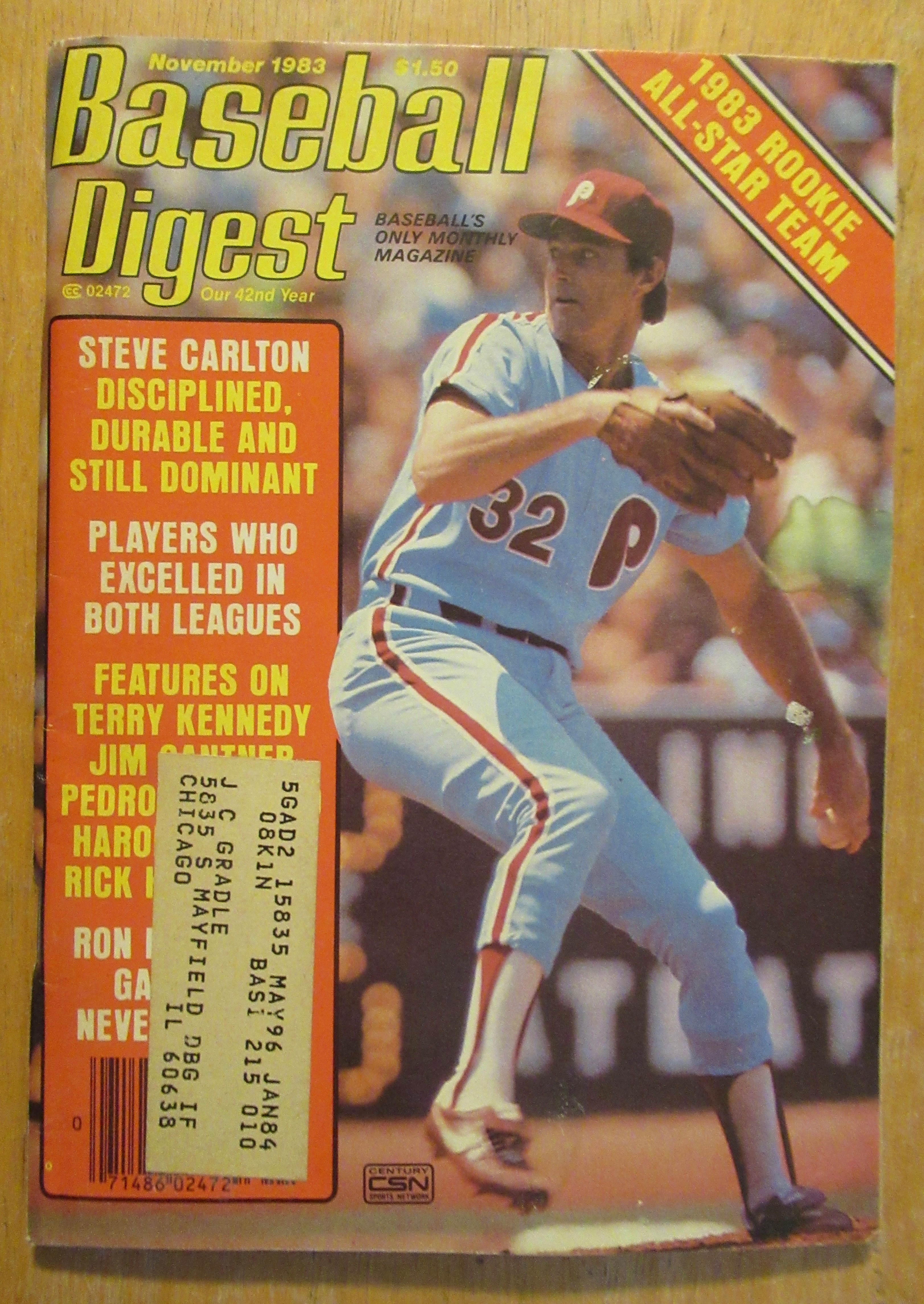 Baseball Digest Magazine October 1983 Ron Kittle