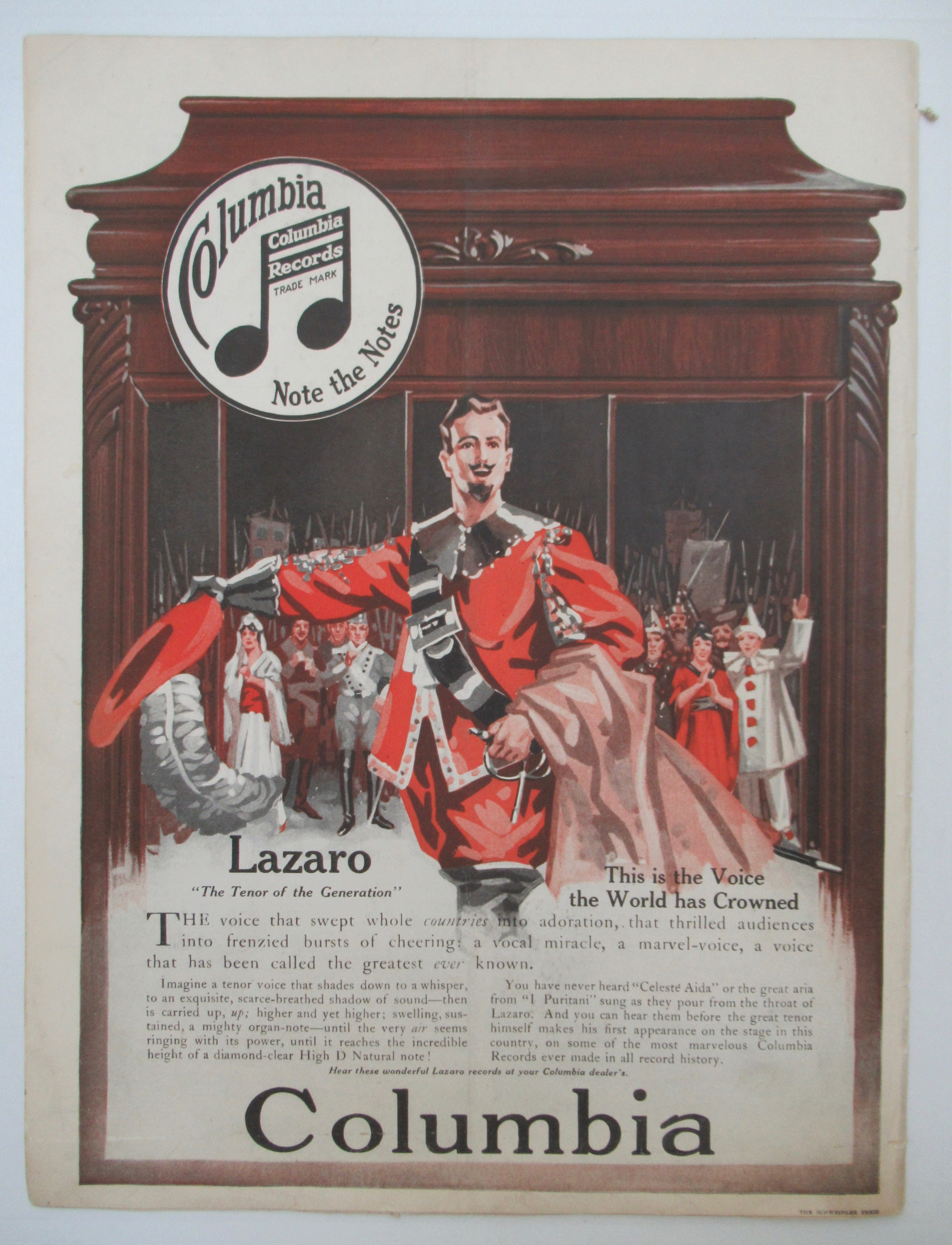 Leslie Magazine February 8, 1917 Warrior Cover Art
