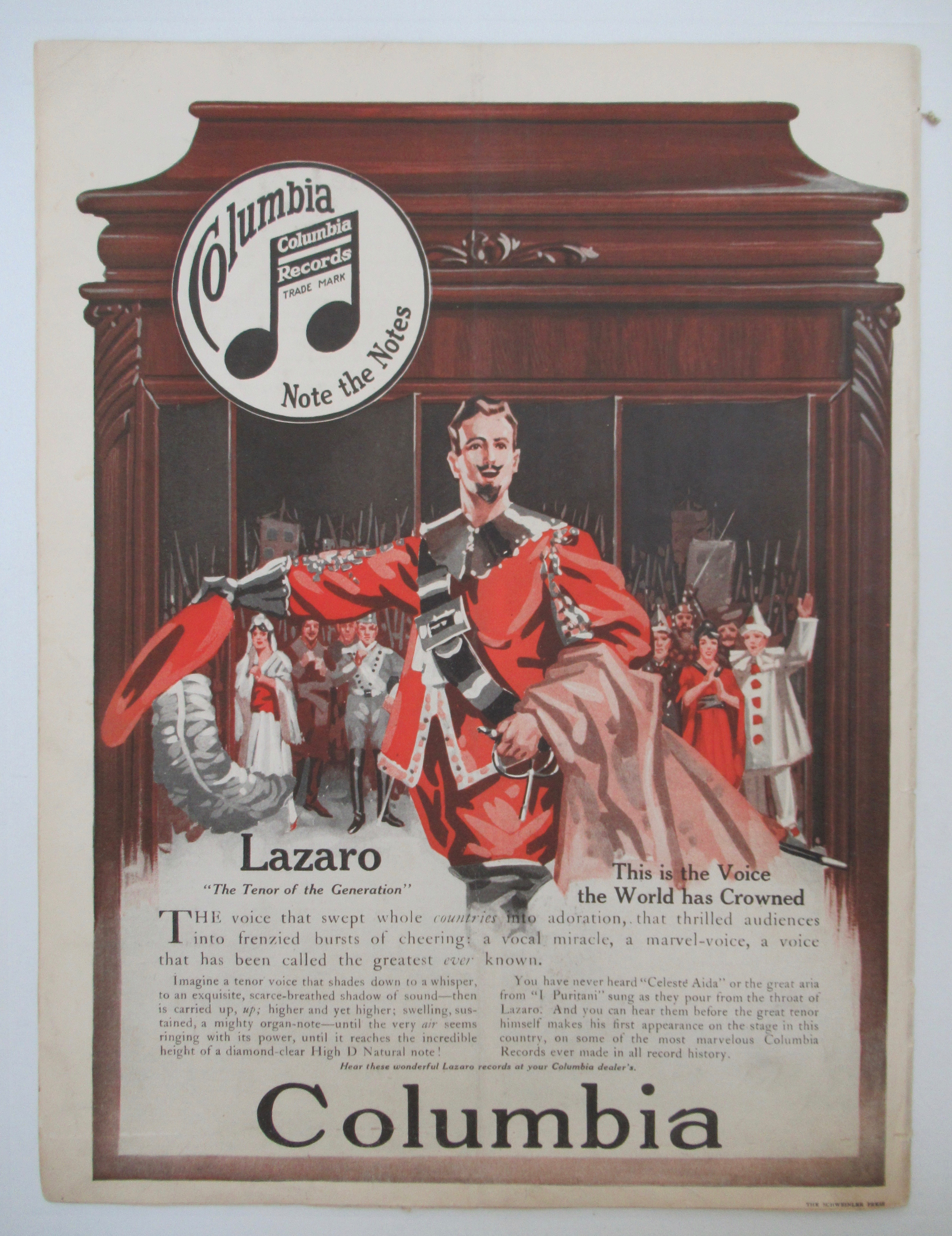 Leslie Magazine February 8, 1917 Warrior Cover Art