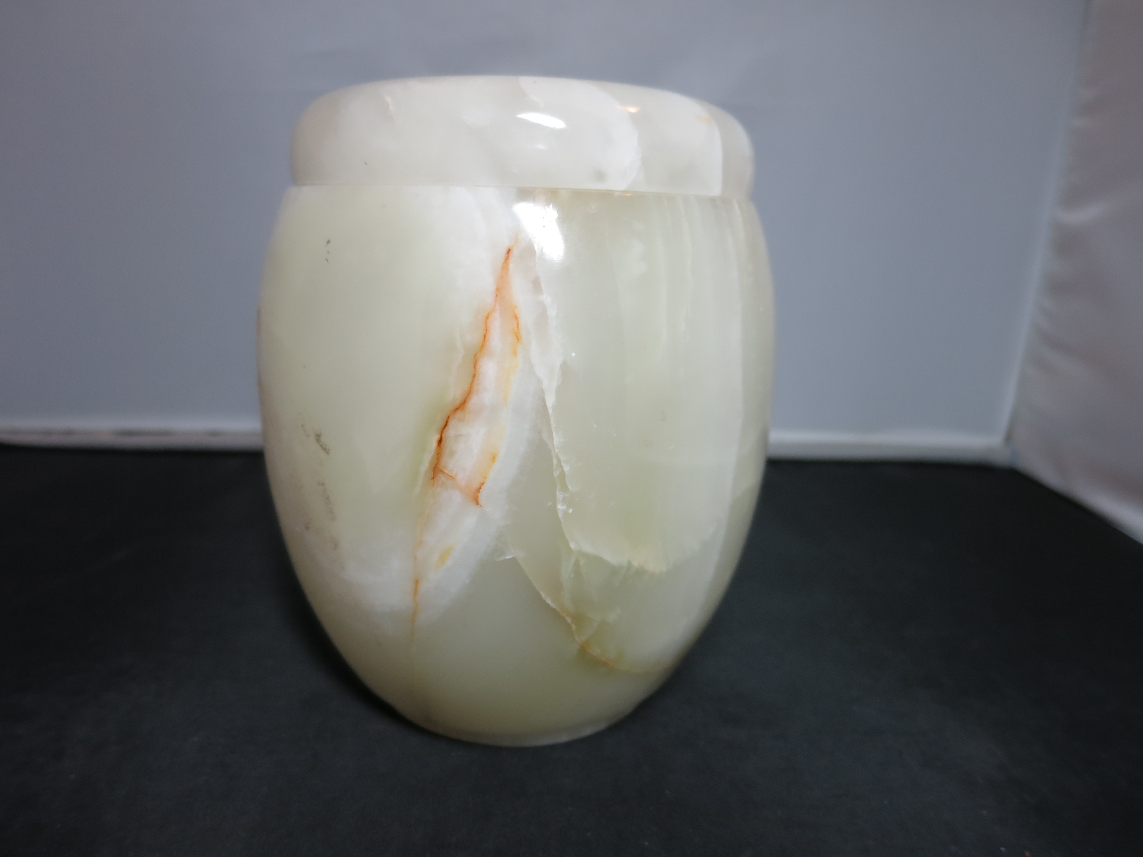 Vintage Onyx Jar Made in Pakistan