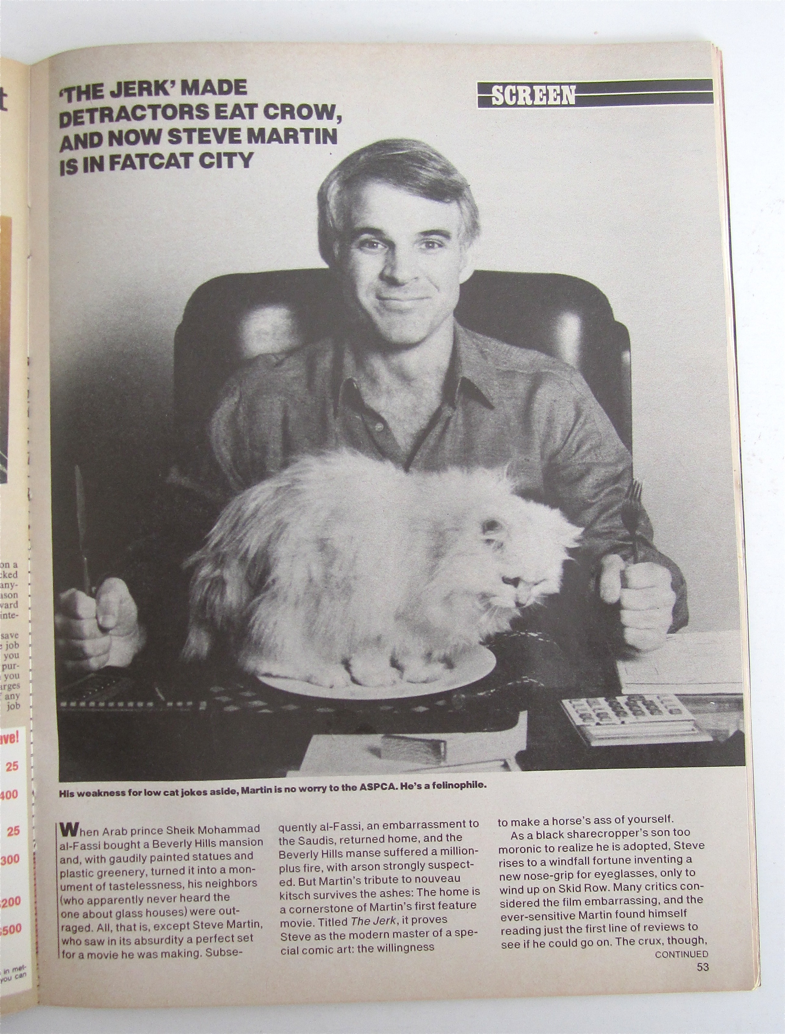 People Magazine January 21, 1980 Steve Martin