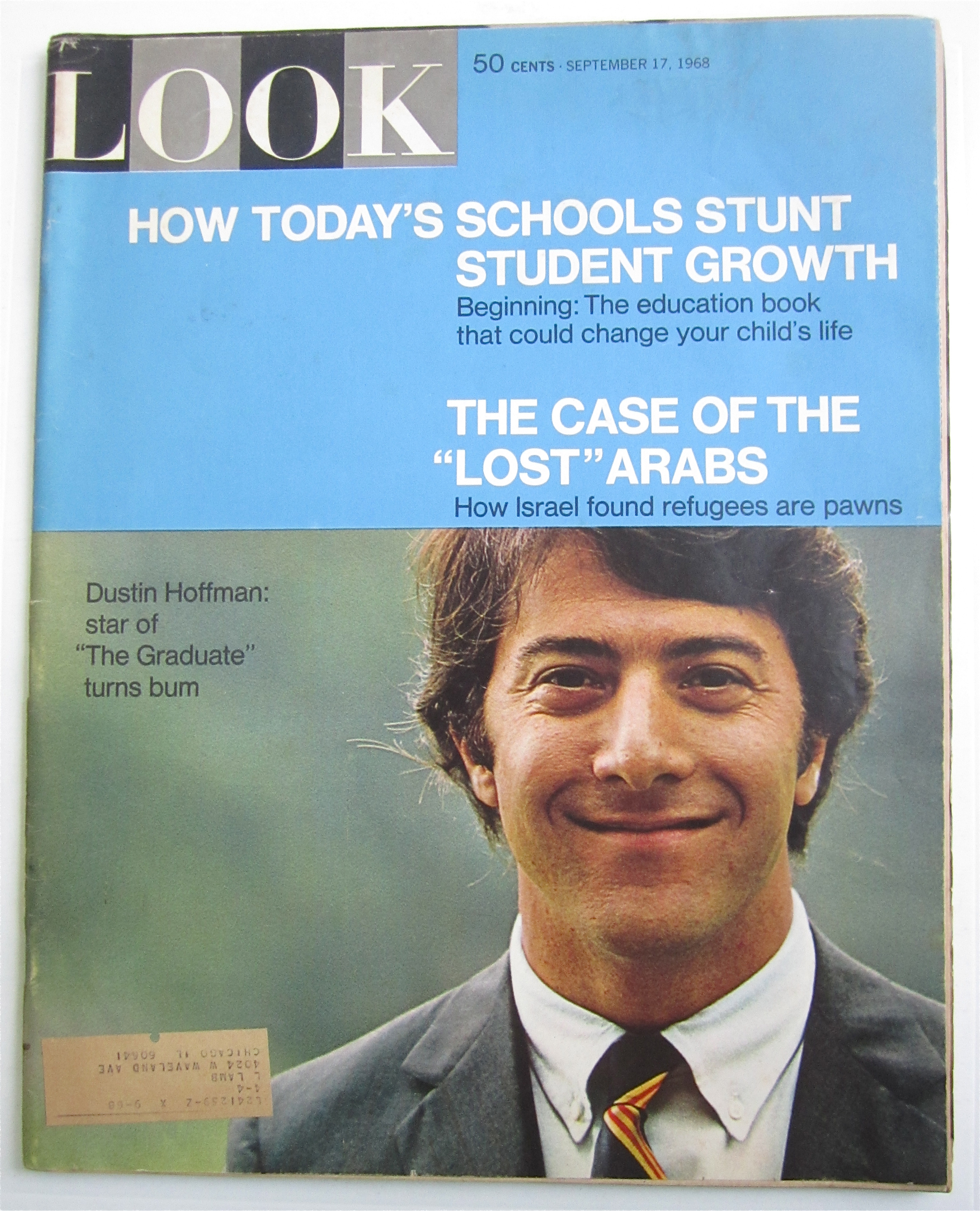 Look Magazine September 17, 1968 Dustin Hoffman