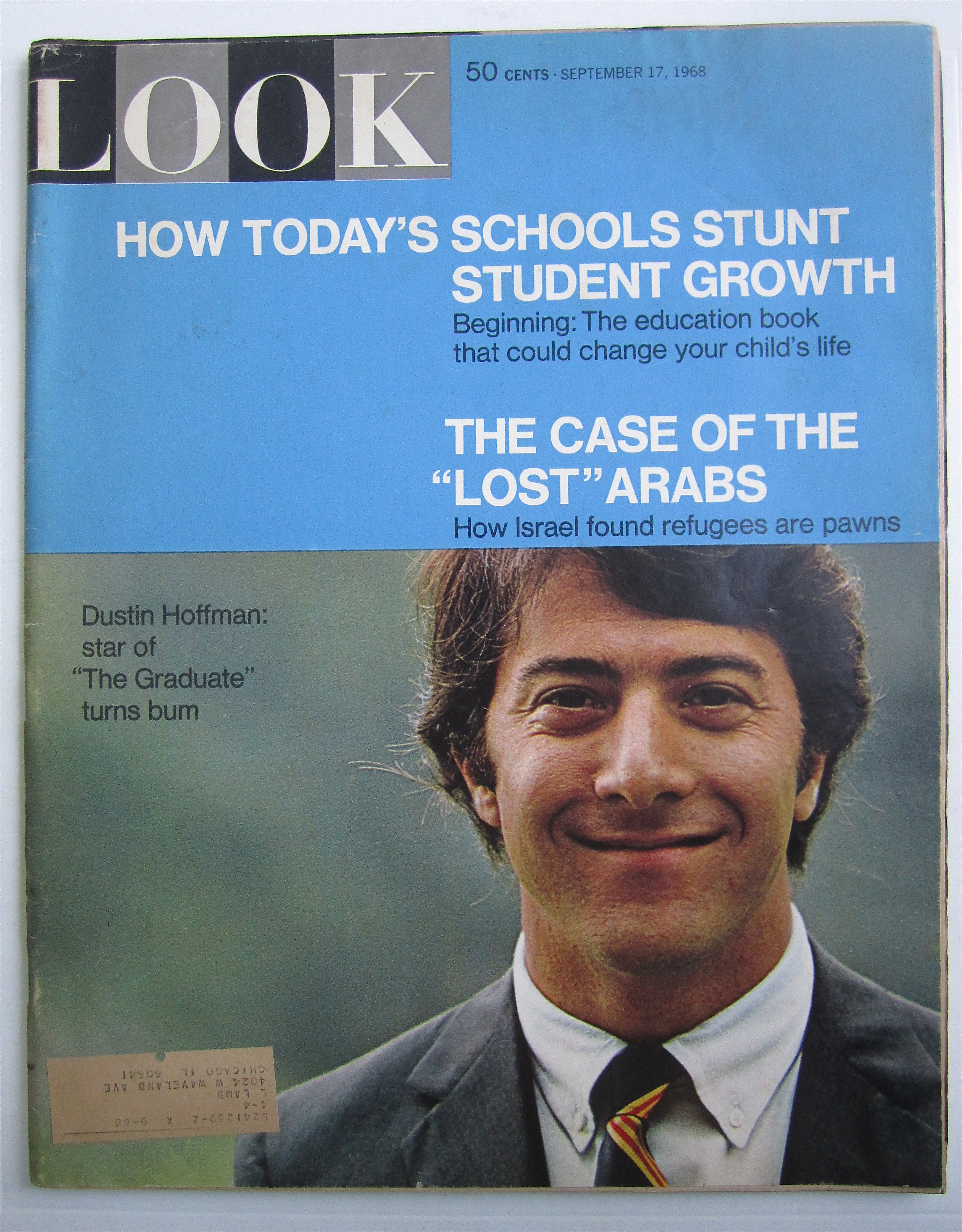 Look Magazine September 17, 1968 Dustin Hoffman