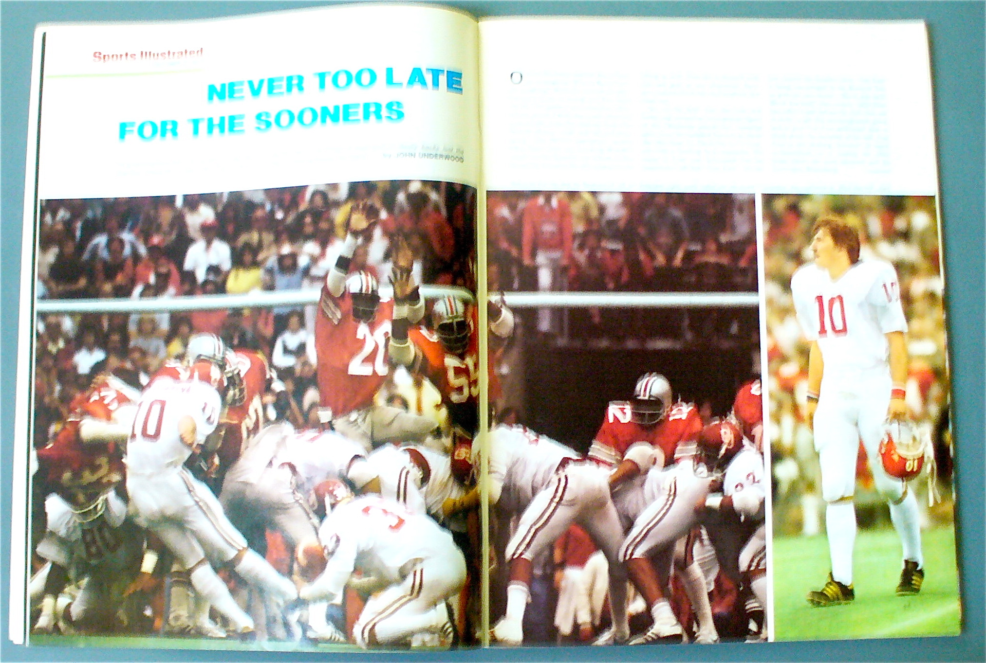 Sports Illustrated October 3, 1977 Billy Sims