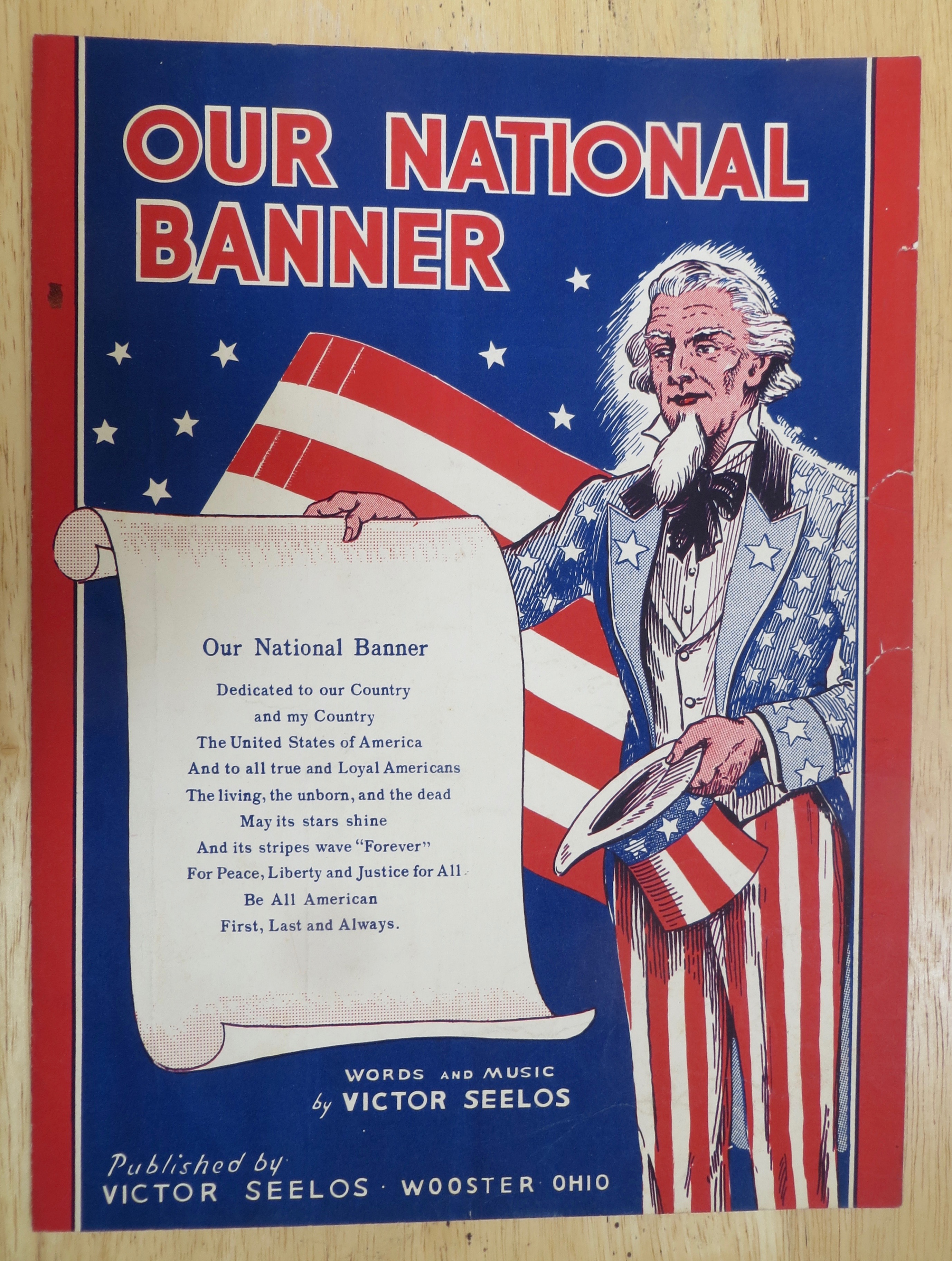 1942 Our National Banner Sheet Music