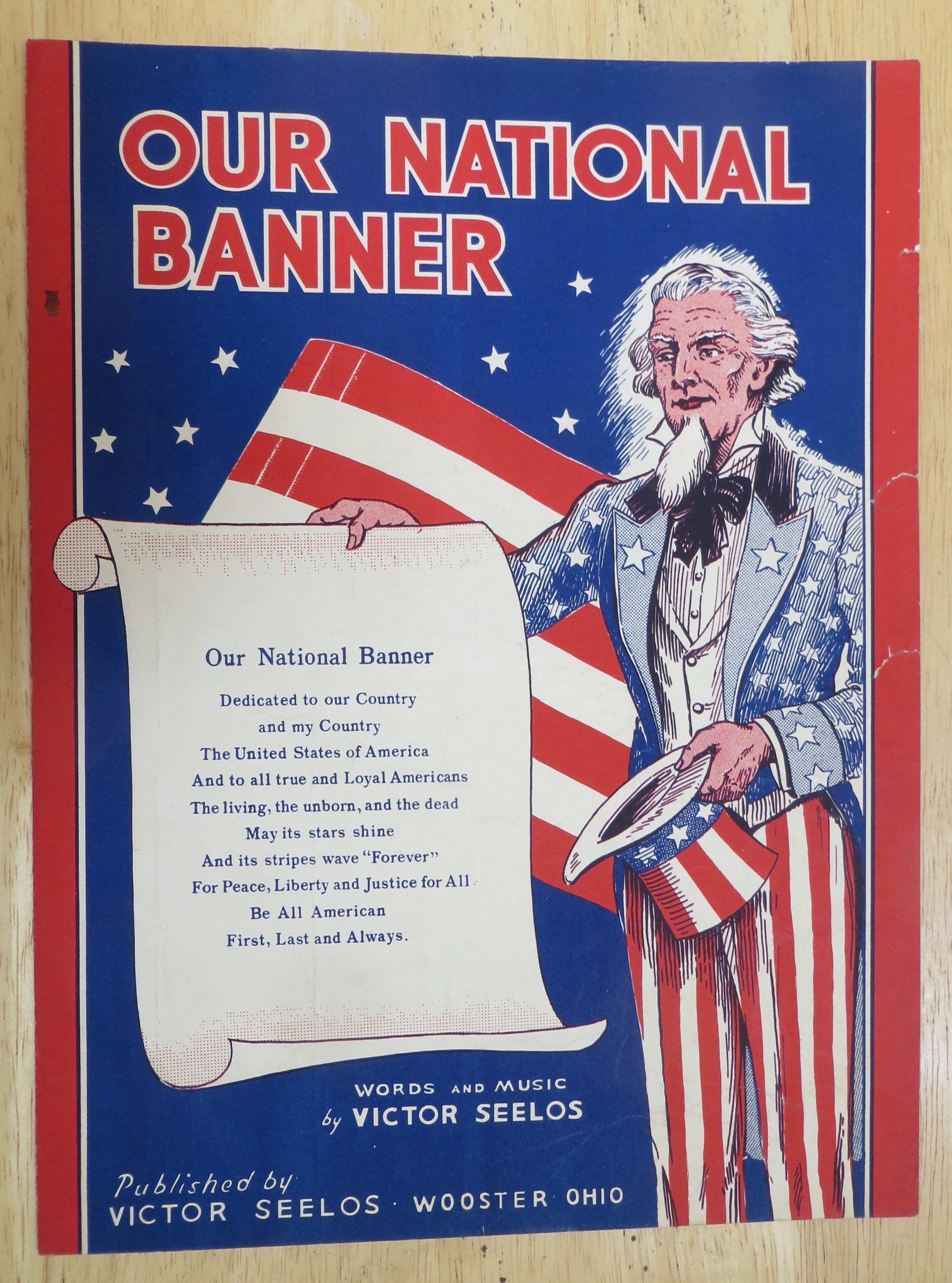 1942 Our National Banner Sheet Music