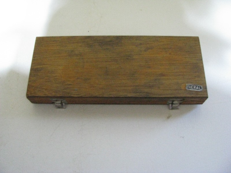 Vintage General MG Ultra Test No. 107-6 Stainless Hardened 6" Dial Caliper with Fitted Wooden Case