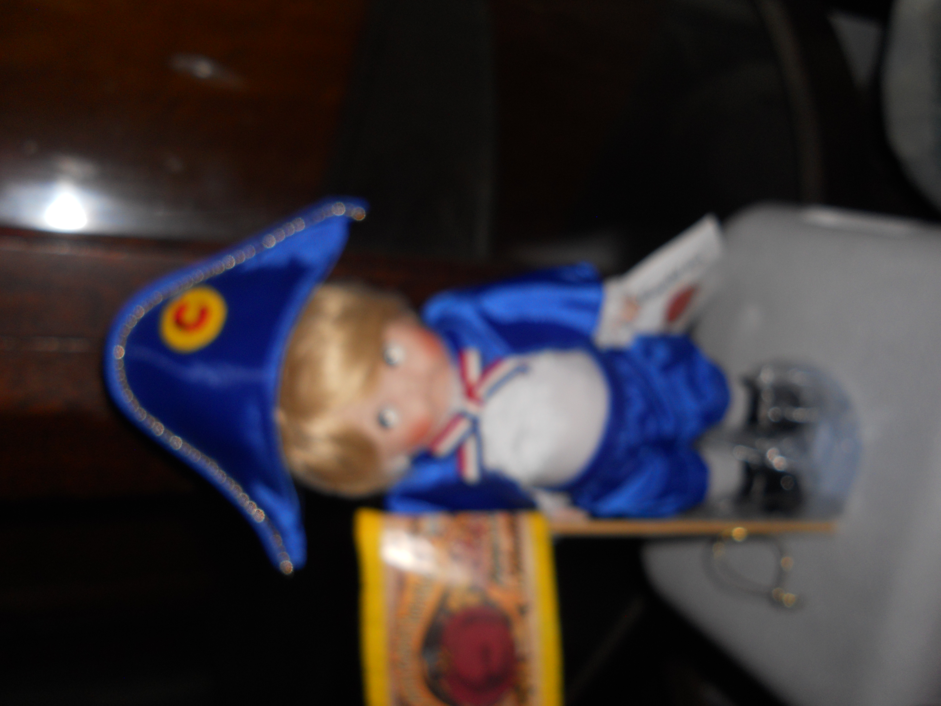 Campbell Soup Kid Doll George Washington 1994 Soup Can Box