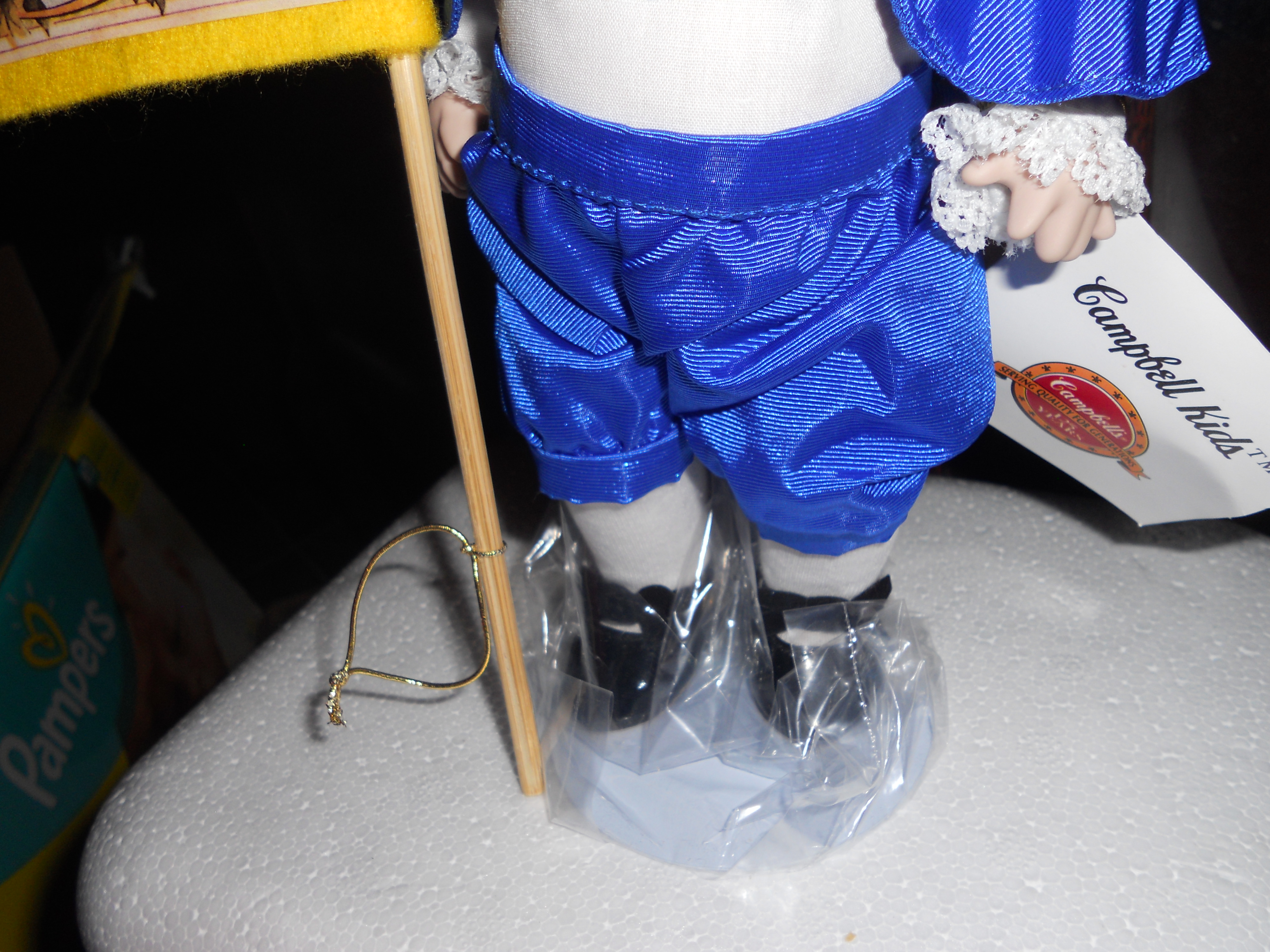 Campbell Soup Kid Doll George Washington 1994 Soup Can Box