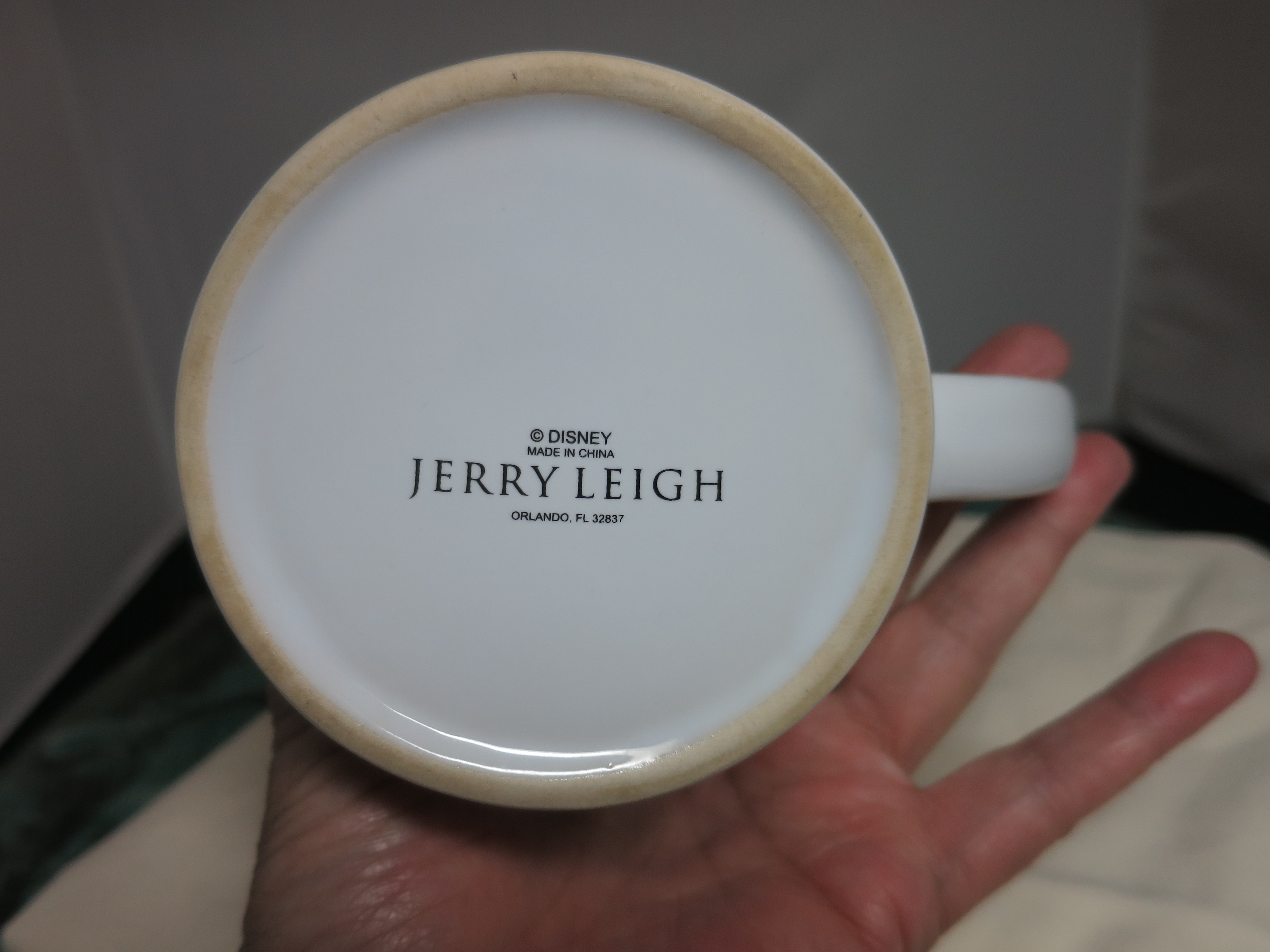 Disney Mickey Mouse Jerry Leigh Cup Mug 3D black white and red