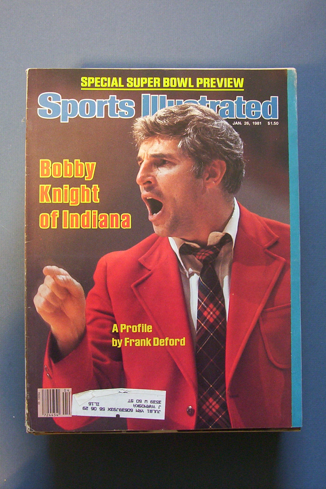 Sports Illustrated Magazine-Jan 26, 1981-Bobby Knight