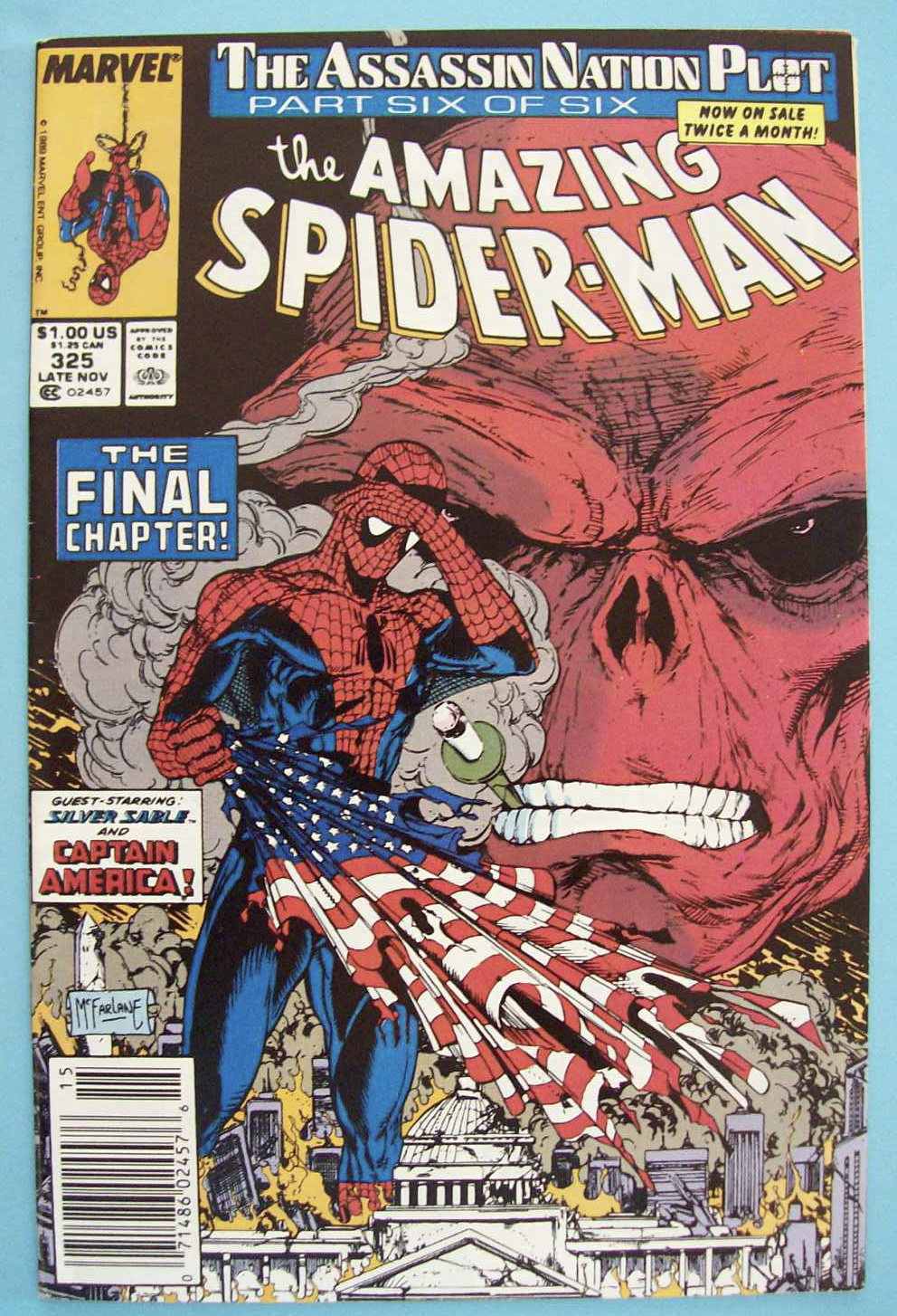 Spider-Man Comics - Late Nov 1989 - Finale In Red