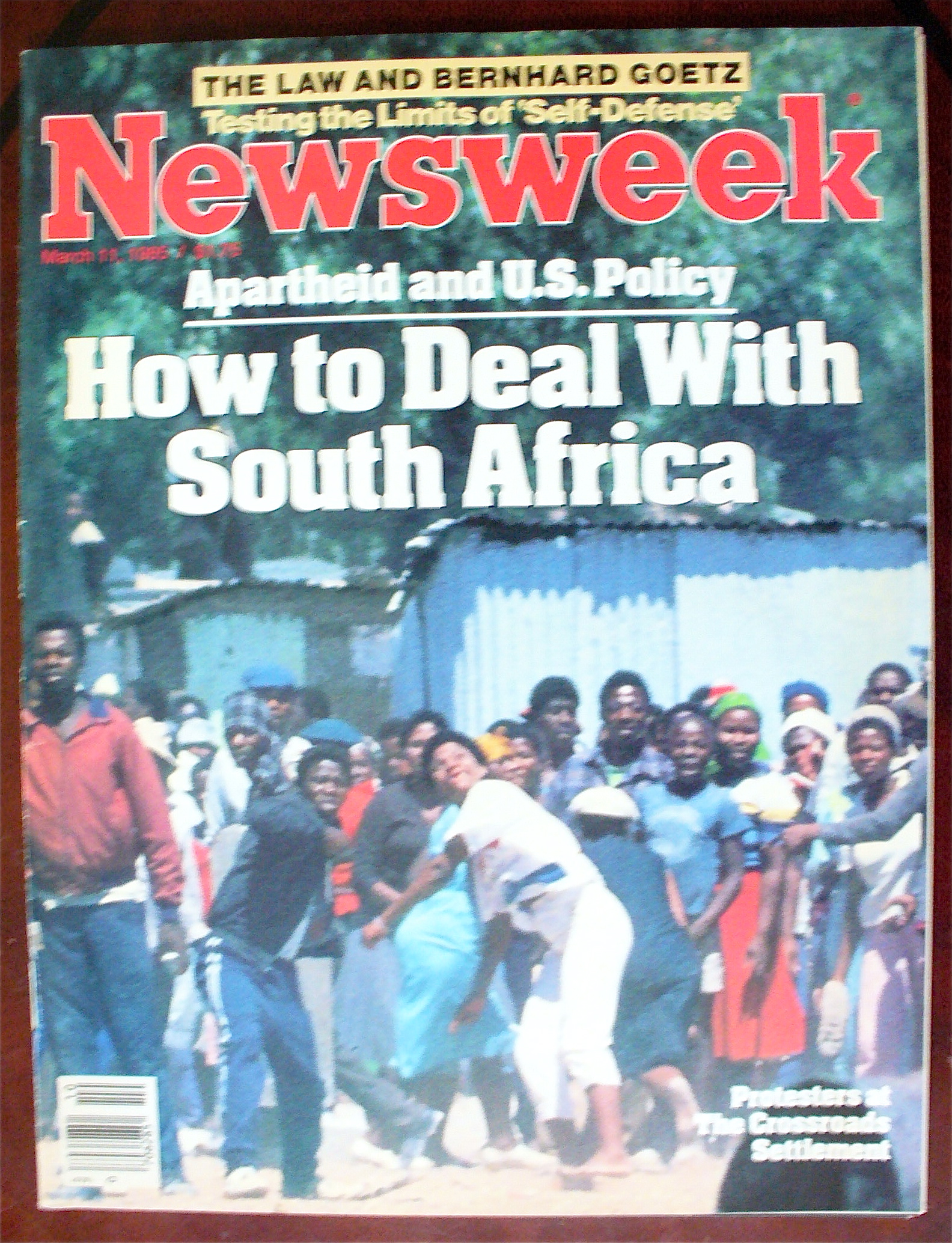 Newsweek Magazine-March 11, 1985-South Africa