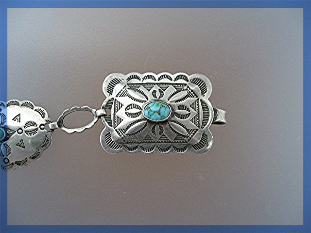 Sterling Silver Turquoise 30 inch Belt/Necklace
