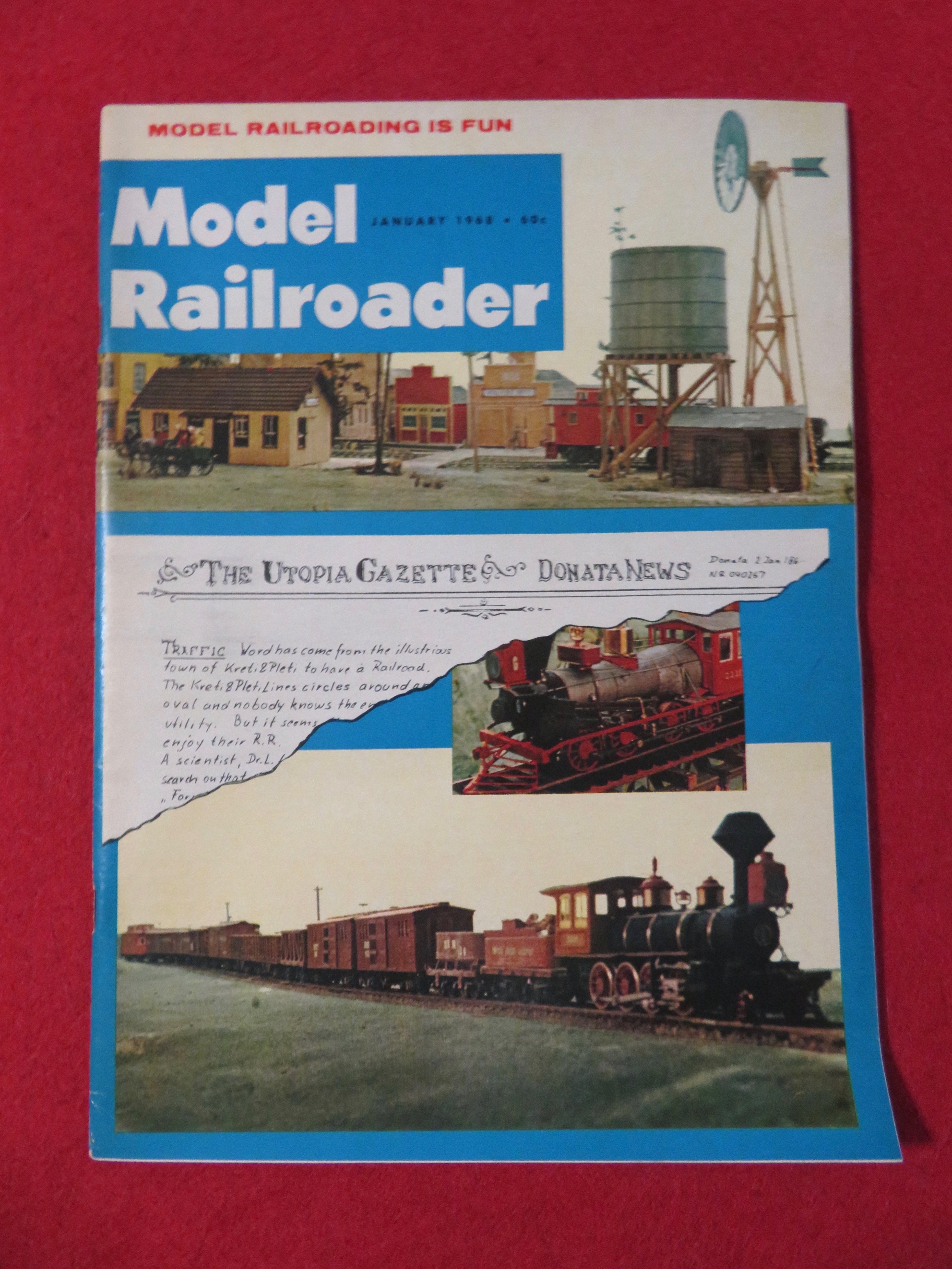Model Railroader Magazine January 1968