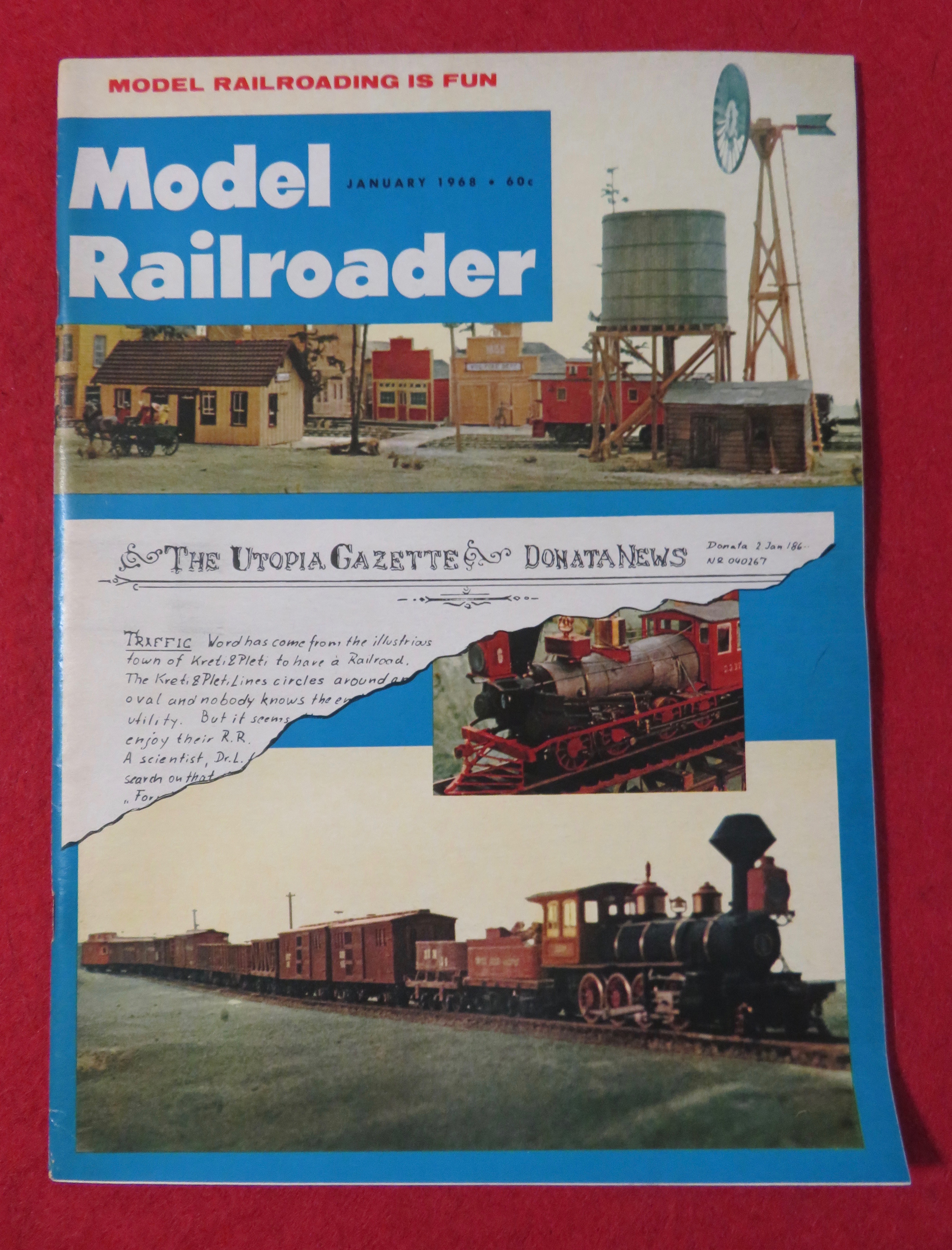 Model Railroader Magazine January 1968